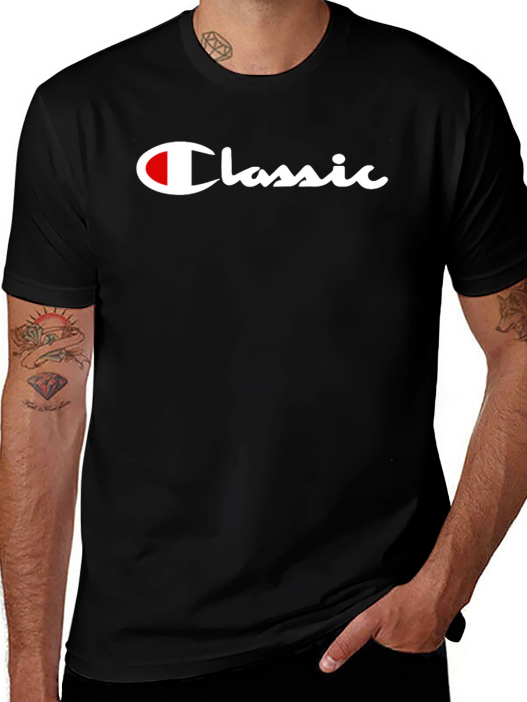 Classic Black Graphic Tee