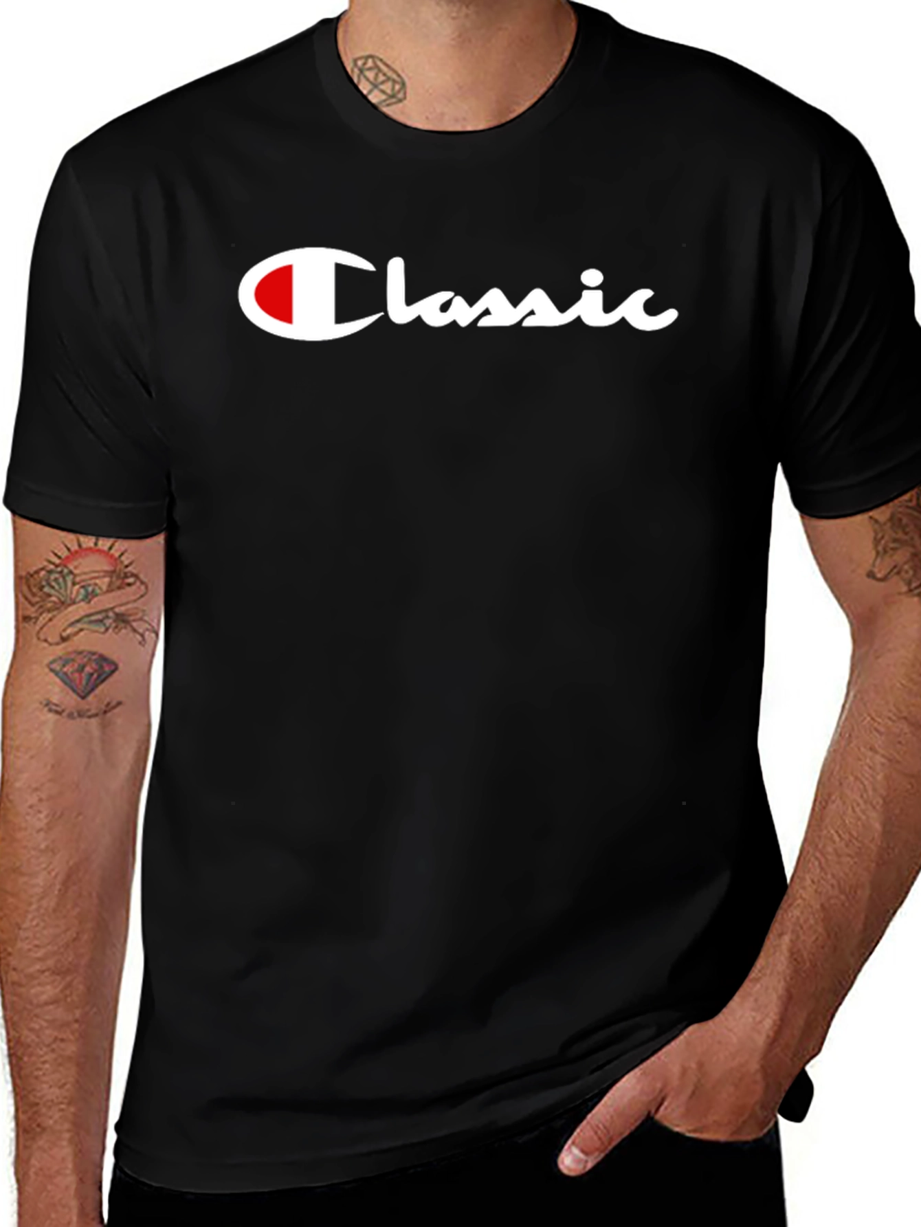 Classic Black Graphic Tee