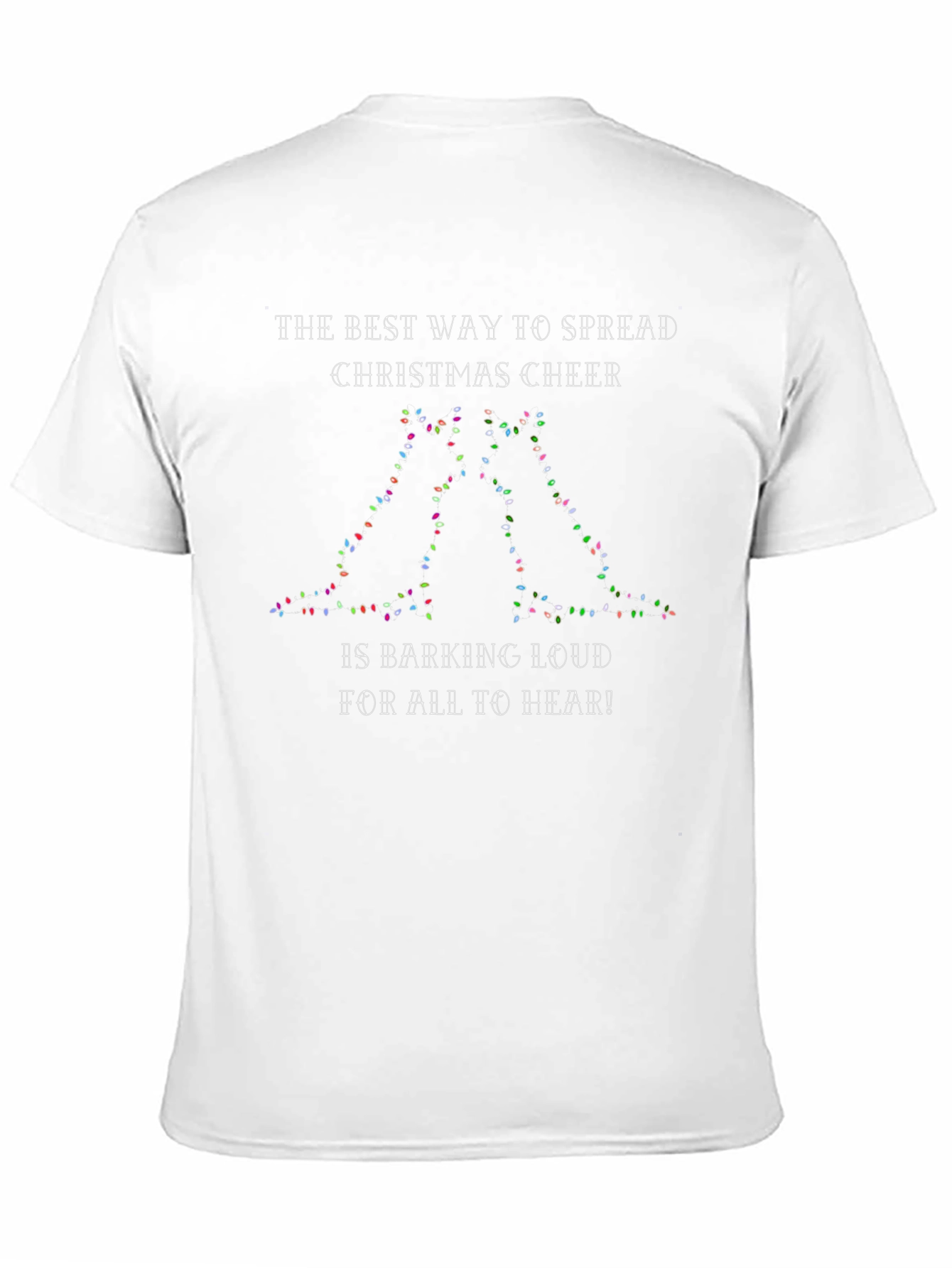 Christmas Cheer Dog Barking T-Shirt