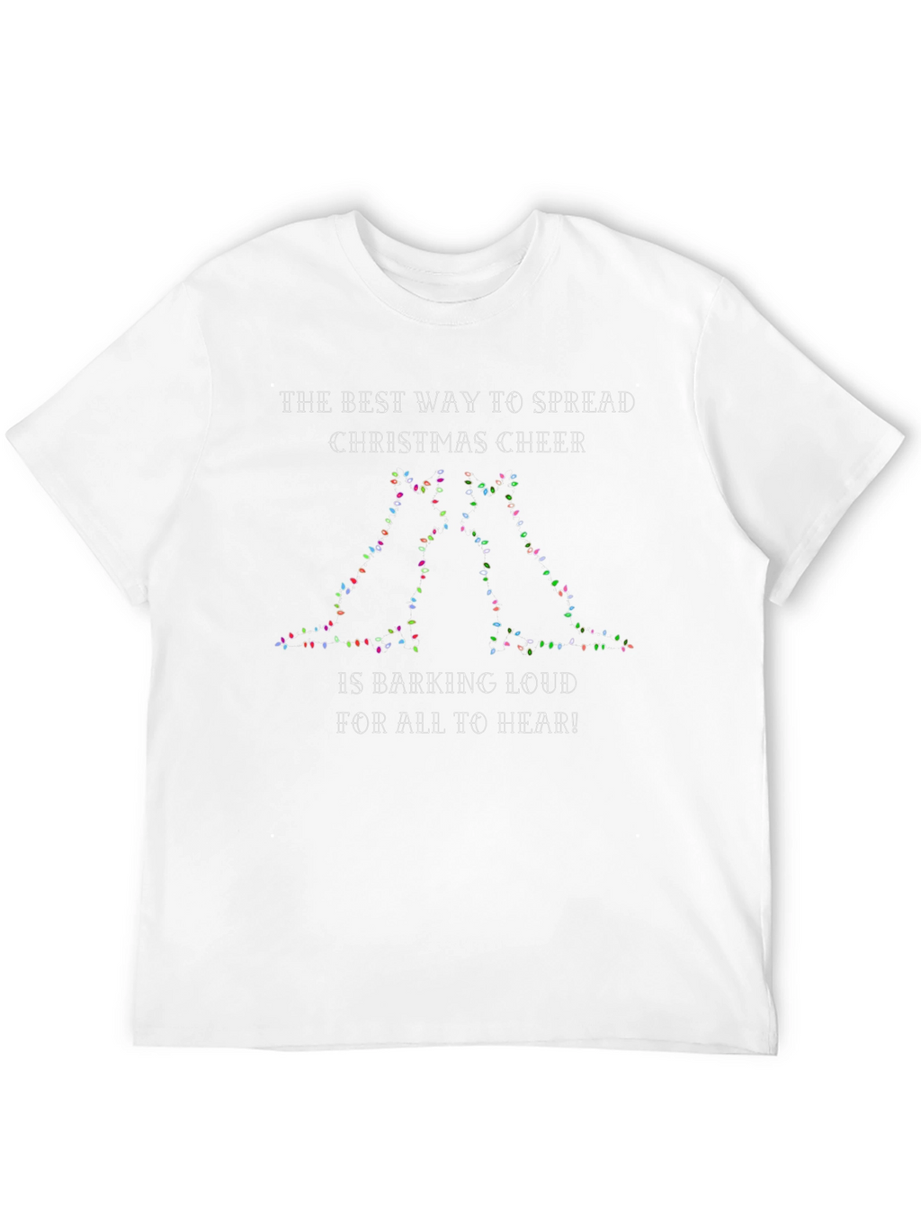 Christmas Cheer Dog Barking T-Shirt