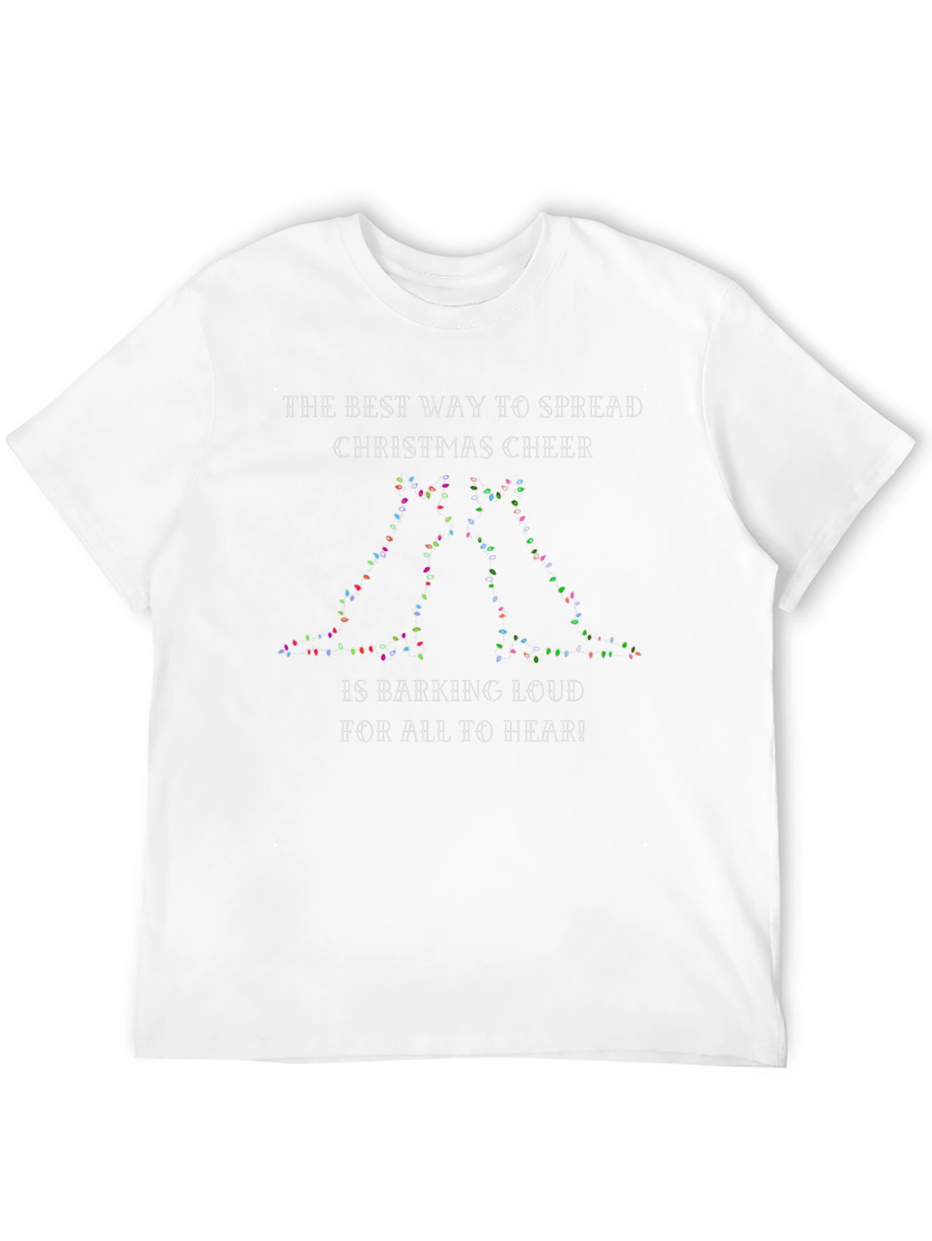 Christmas Cheer Dog Barking T-Shirt