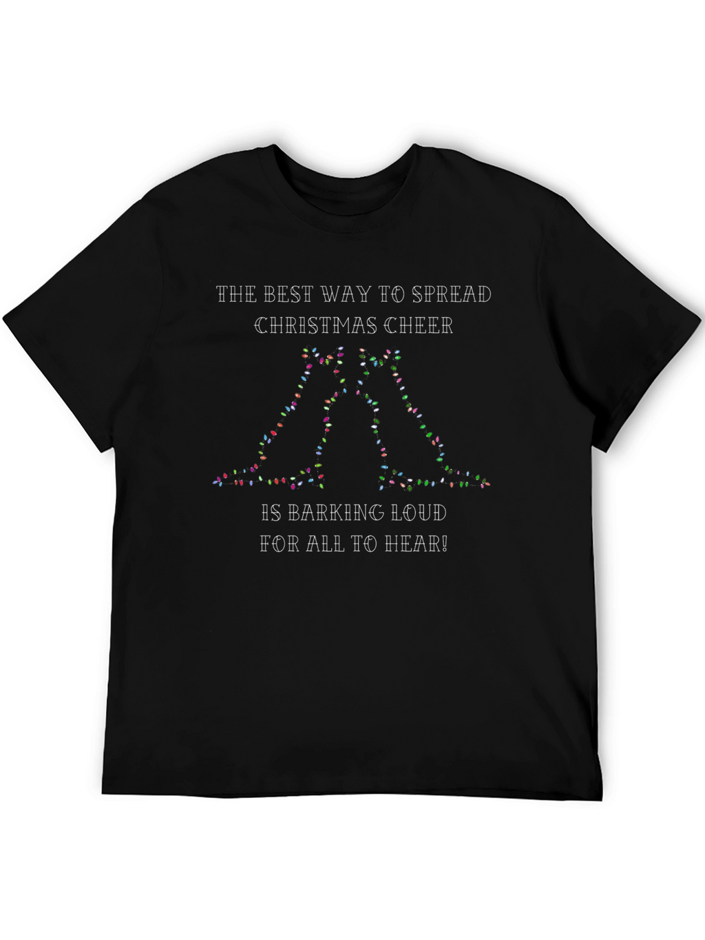 Christmas Cheer Dog Barking T-Shirt