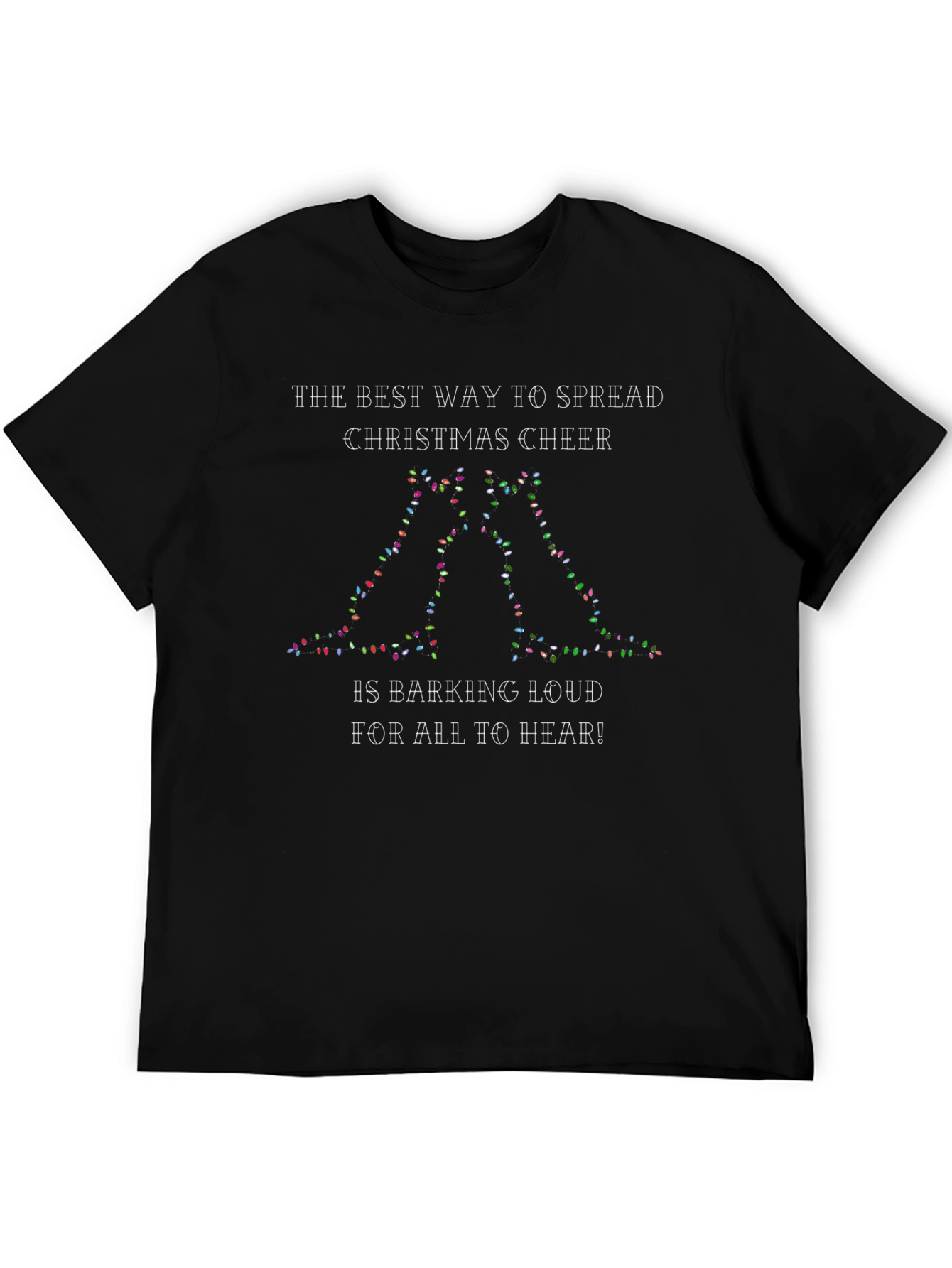 Christmas Cheer Dog Barking T-Shirt