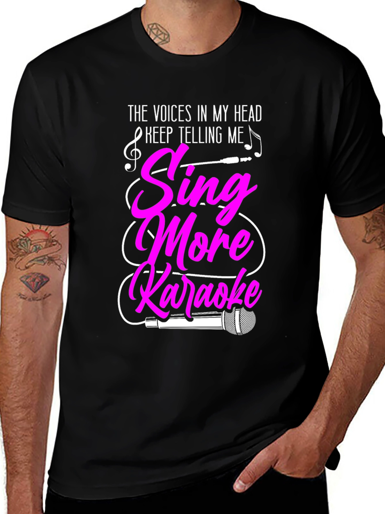 Sing More Karaoke Graphic T-Shirt