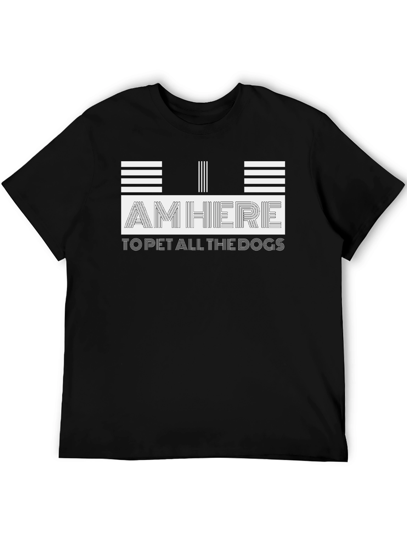 I am Here to Pet All the Dogs Graphic Tee
