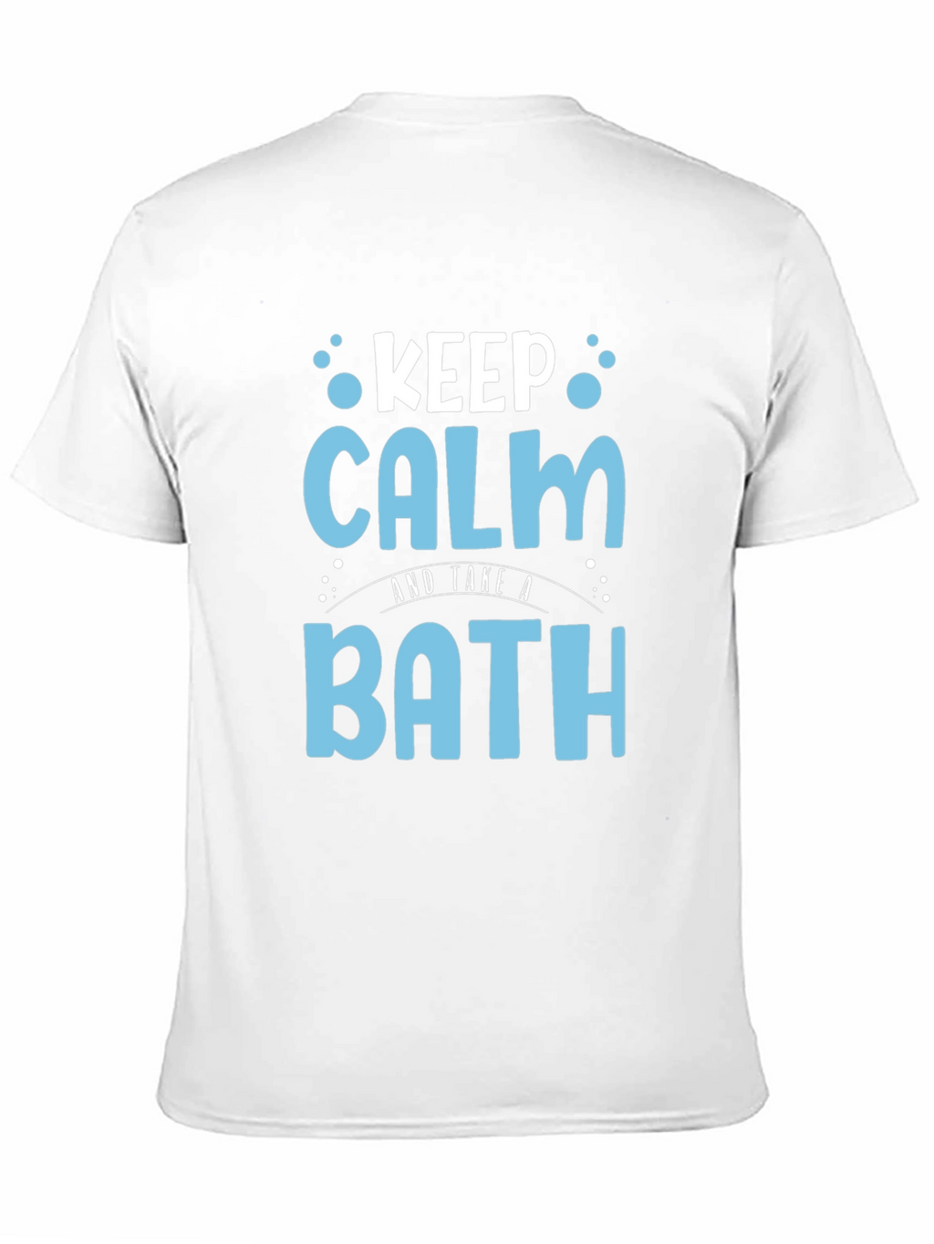 Keep Calm and Take a Bath Black T-Shirt