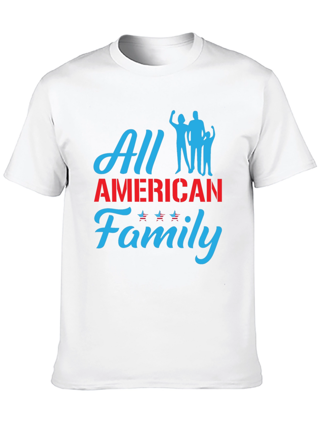 All American Family Graphic Tee - Patriotic Pride