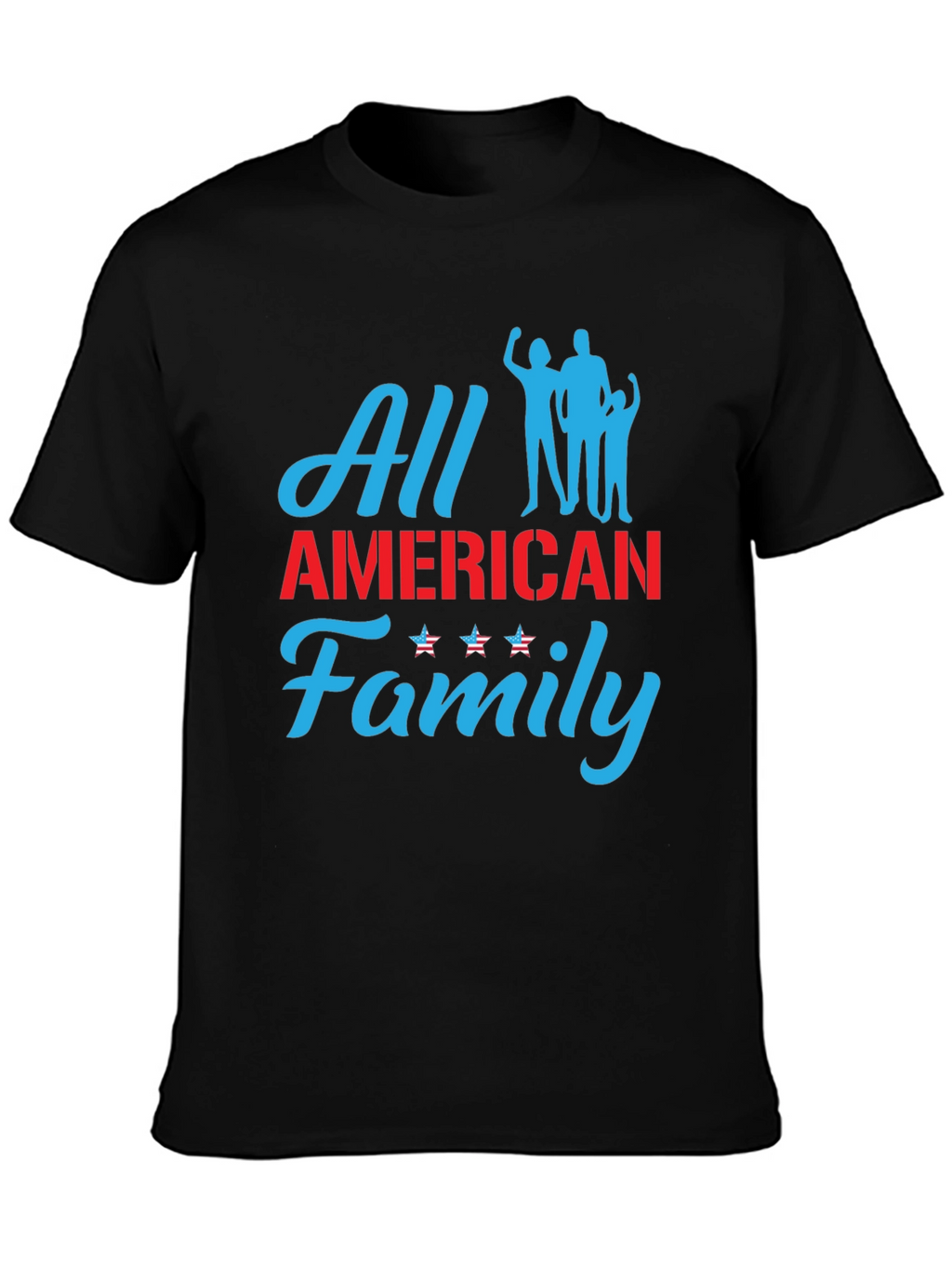 All American Family Graphic Tee - Patriotic Pride