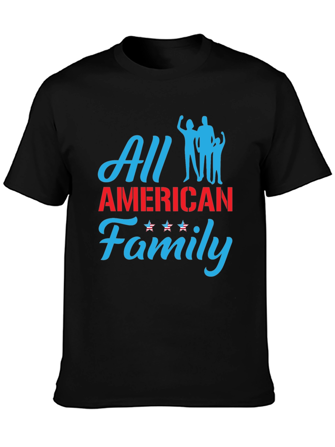 All American Family Graphic Tee - Patriotic Pride