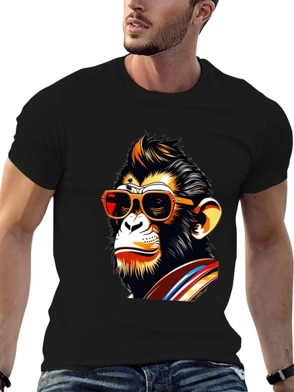 Cool Monkey Graphic Tee