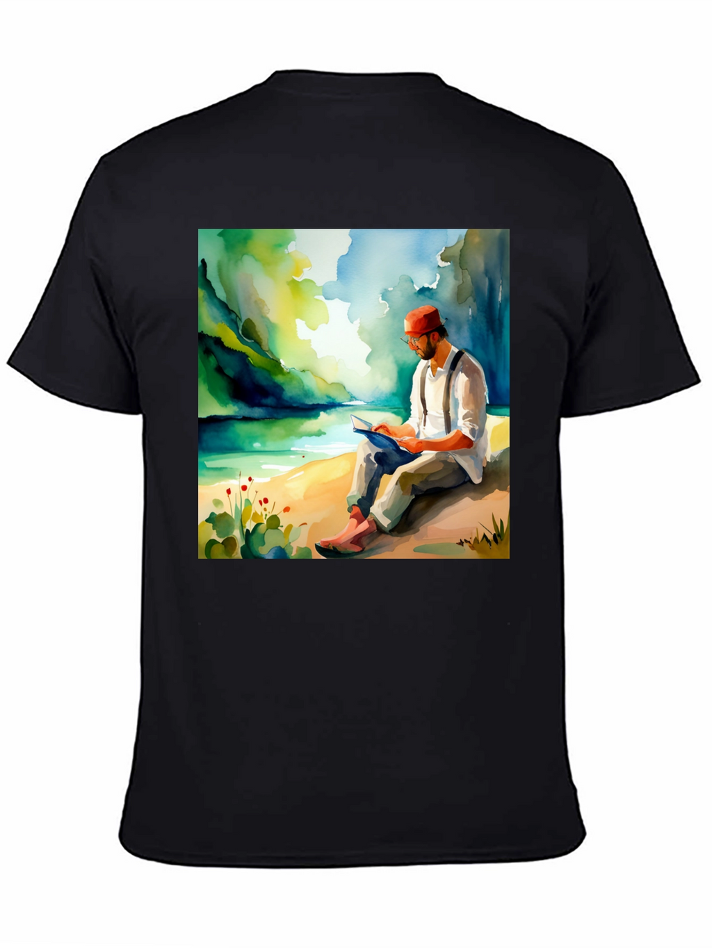 Literary Lake View Graphic Tee