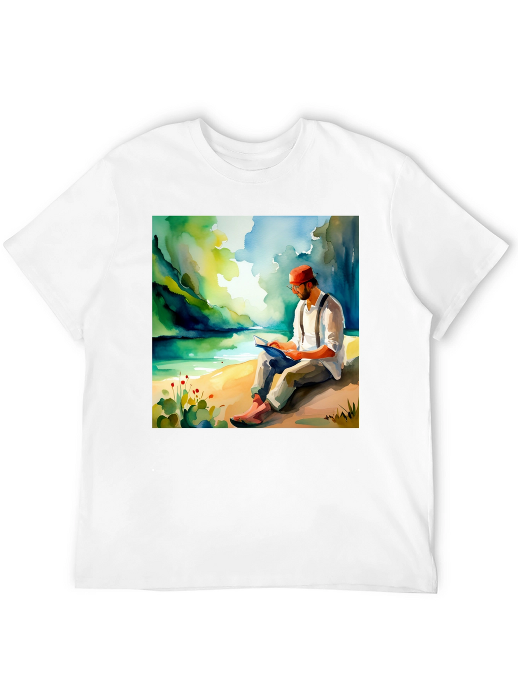 Literary Lake View Graphic Tee