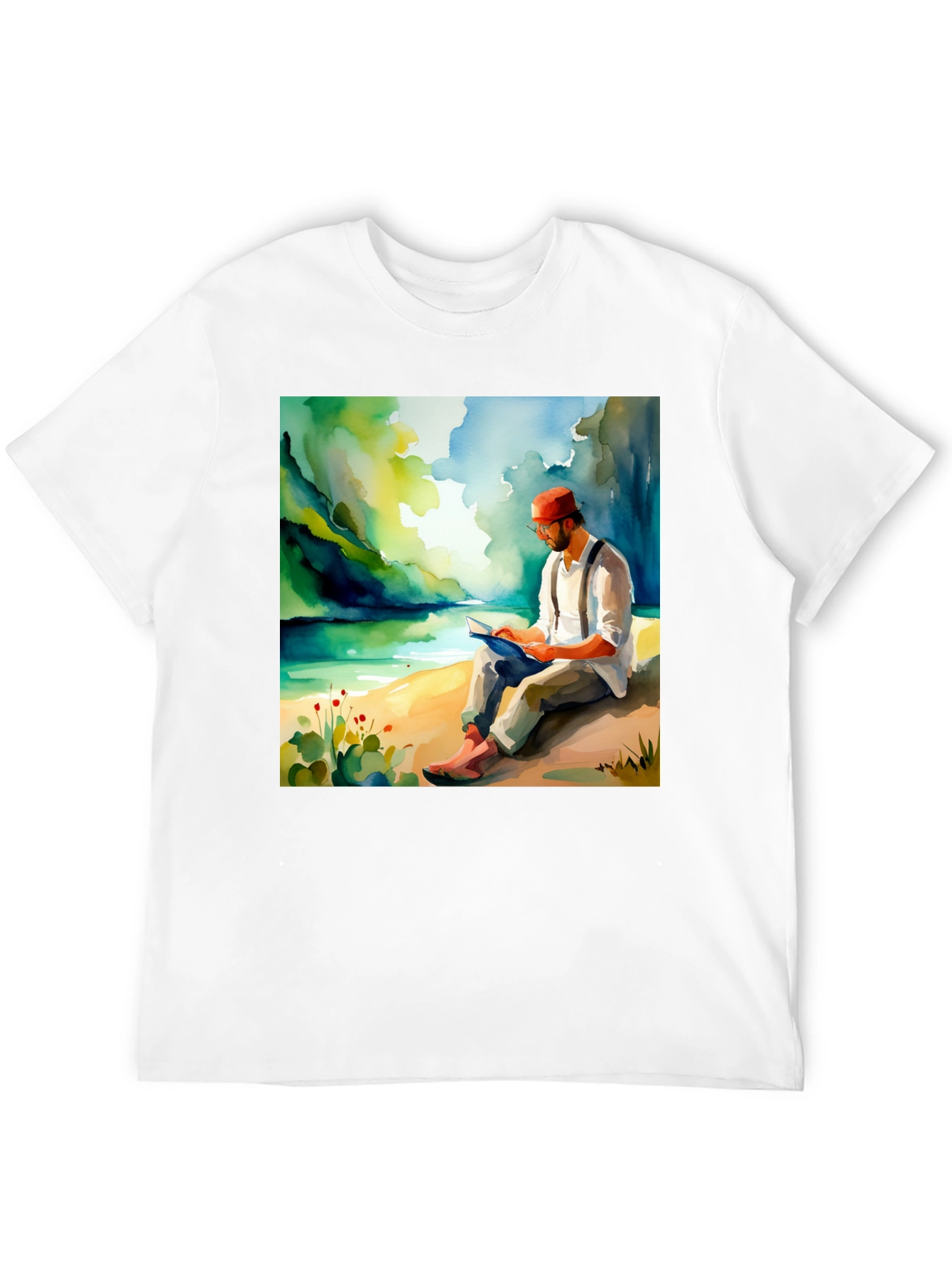 Literary Lake View Graphic Tee