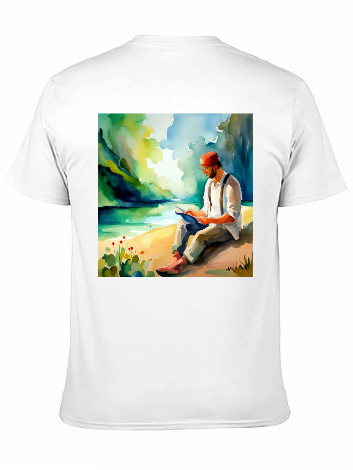 Literary Lake View Graphic Tee