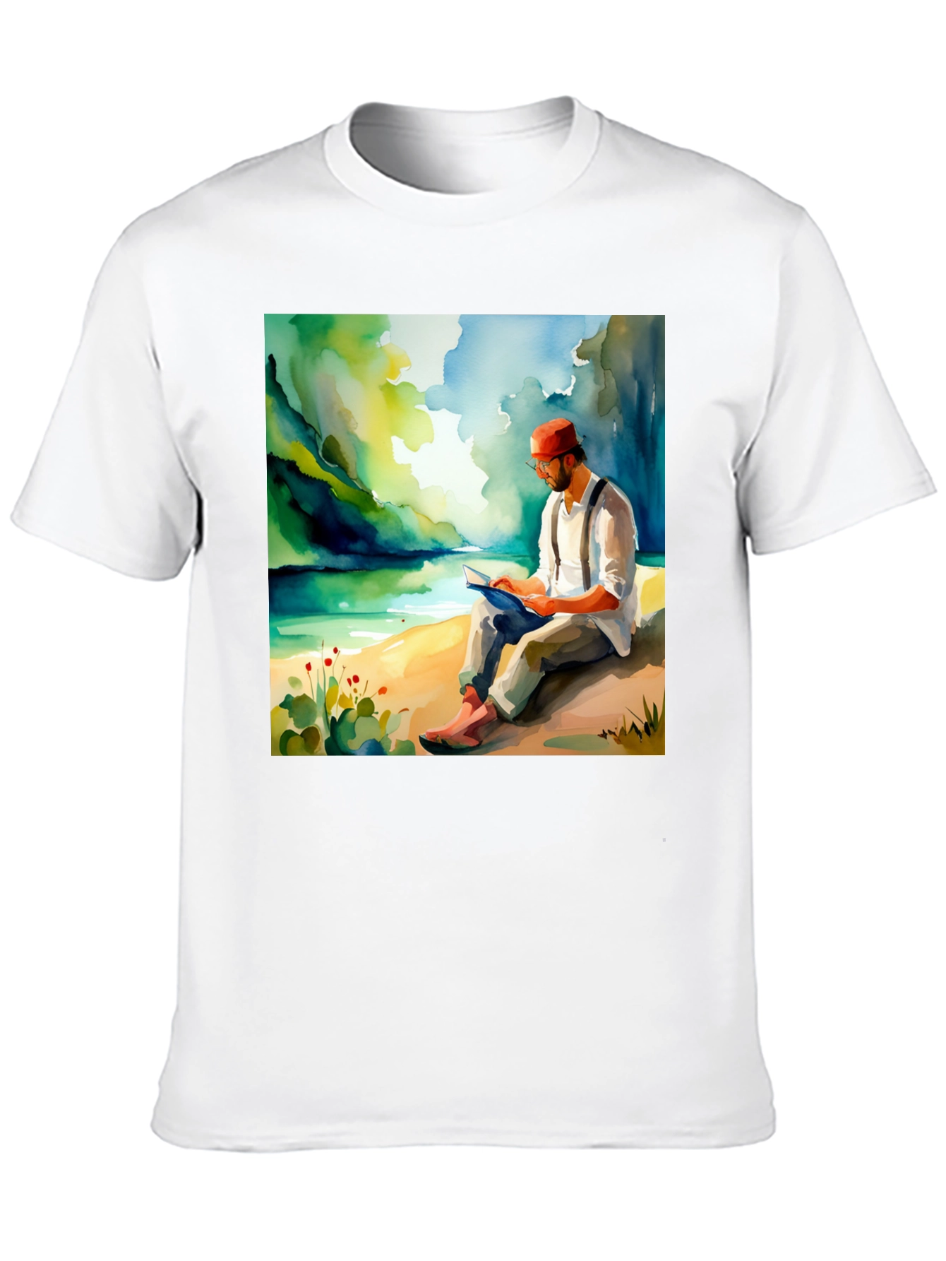 Literary Lake View Graphic Tee