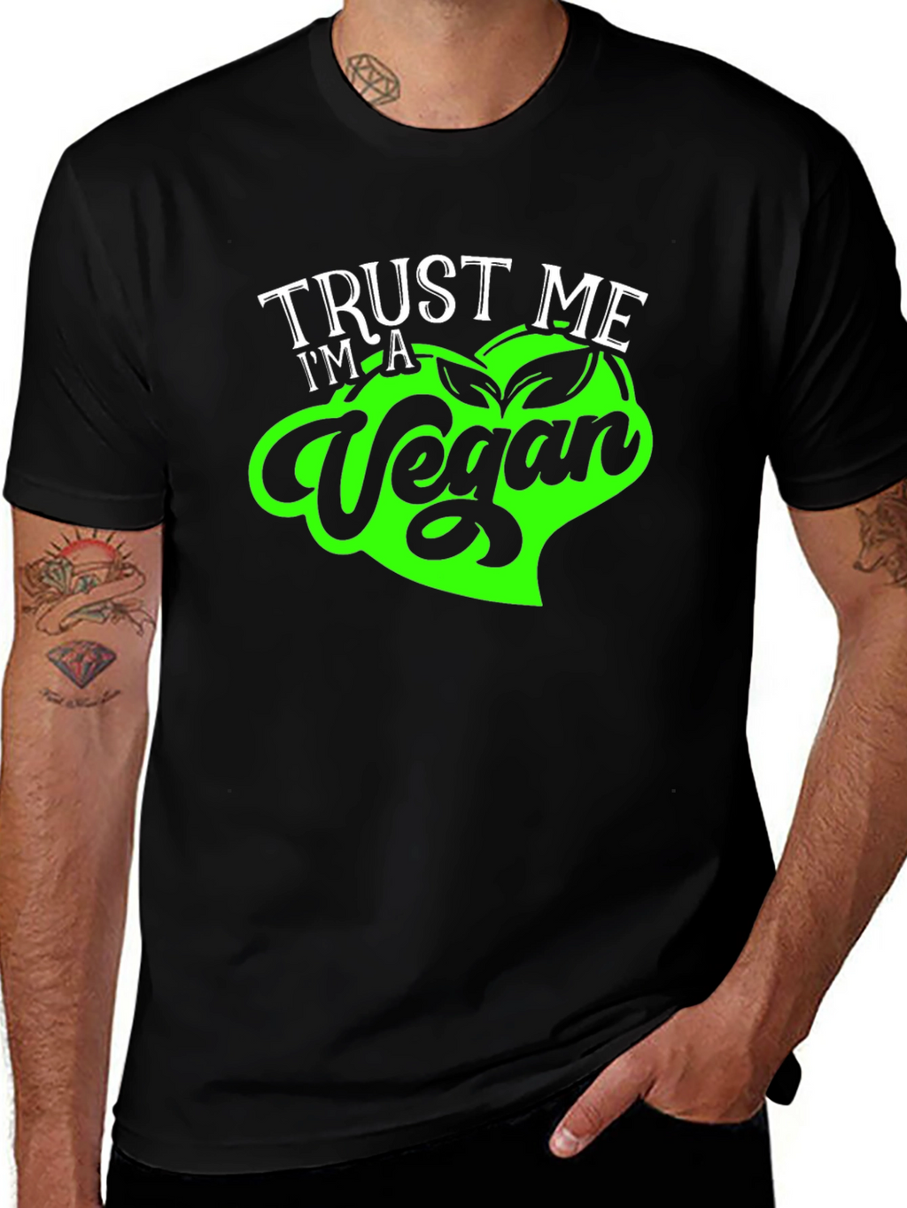 Trust Me Im a Vegan T-Shirt - Soft Cotton