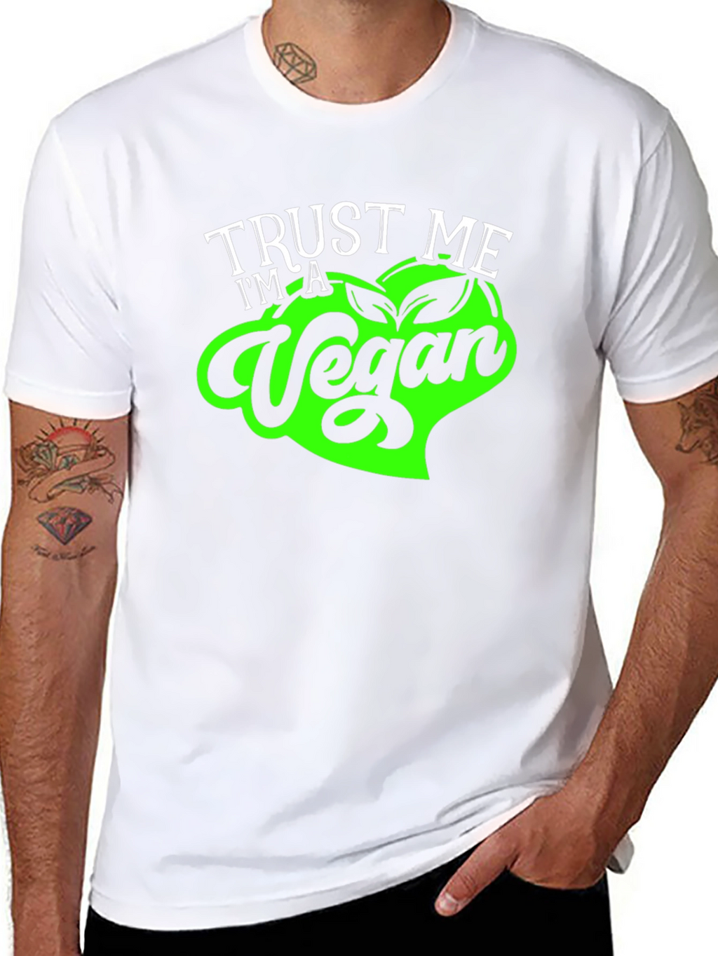 Trust Me Im a Vegan T-Shirt - Soft Cotton