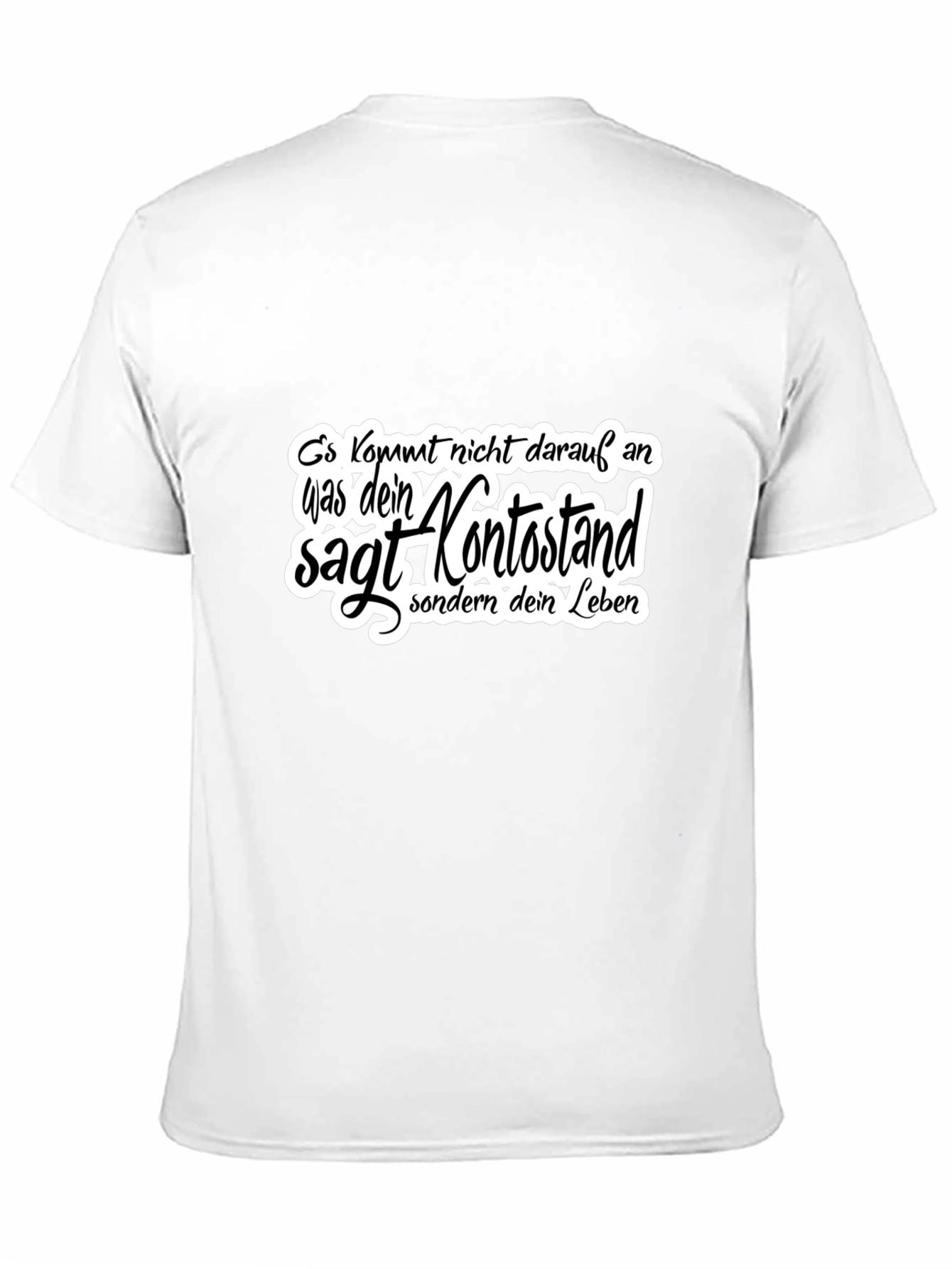 Black T-Shirt with German Quote