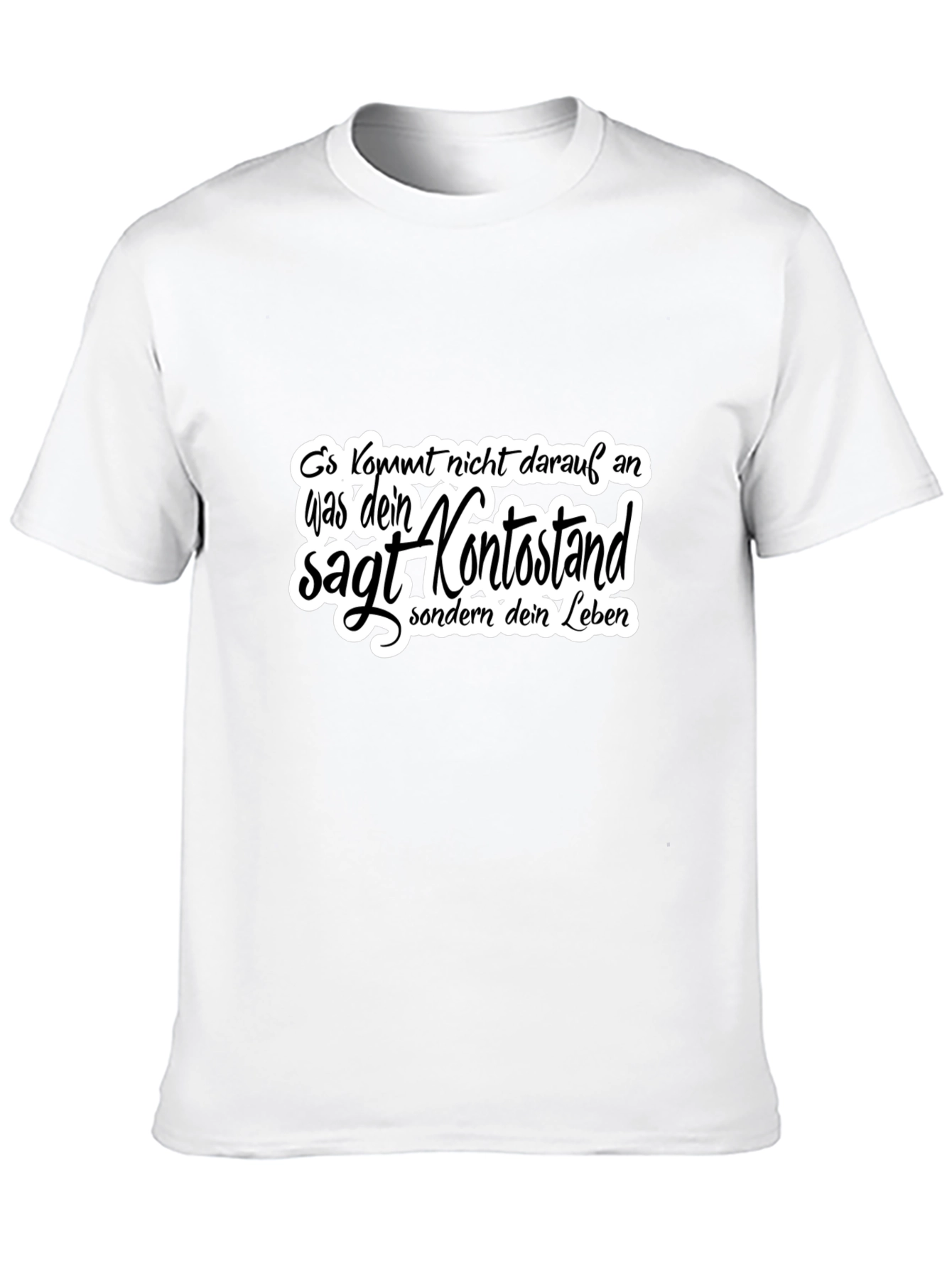 Black T-Shirt with German Quote