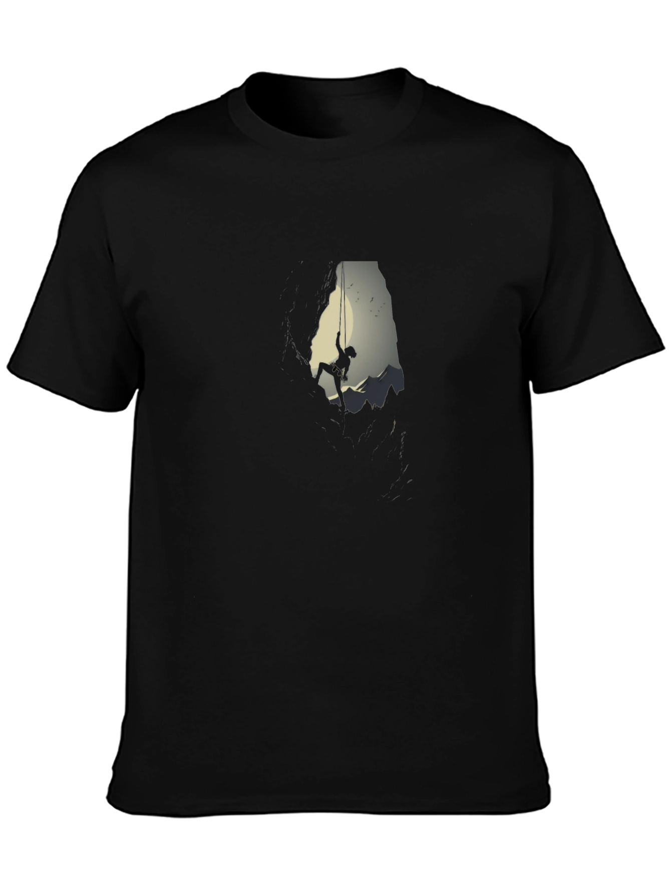 Climbing Silhouette Graphic T-Shirt