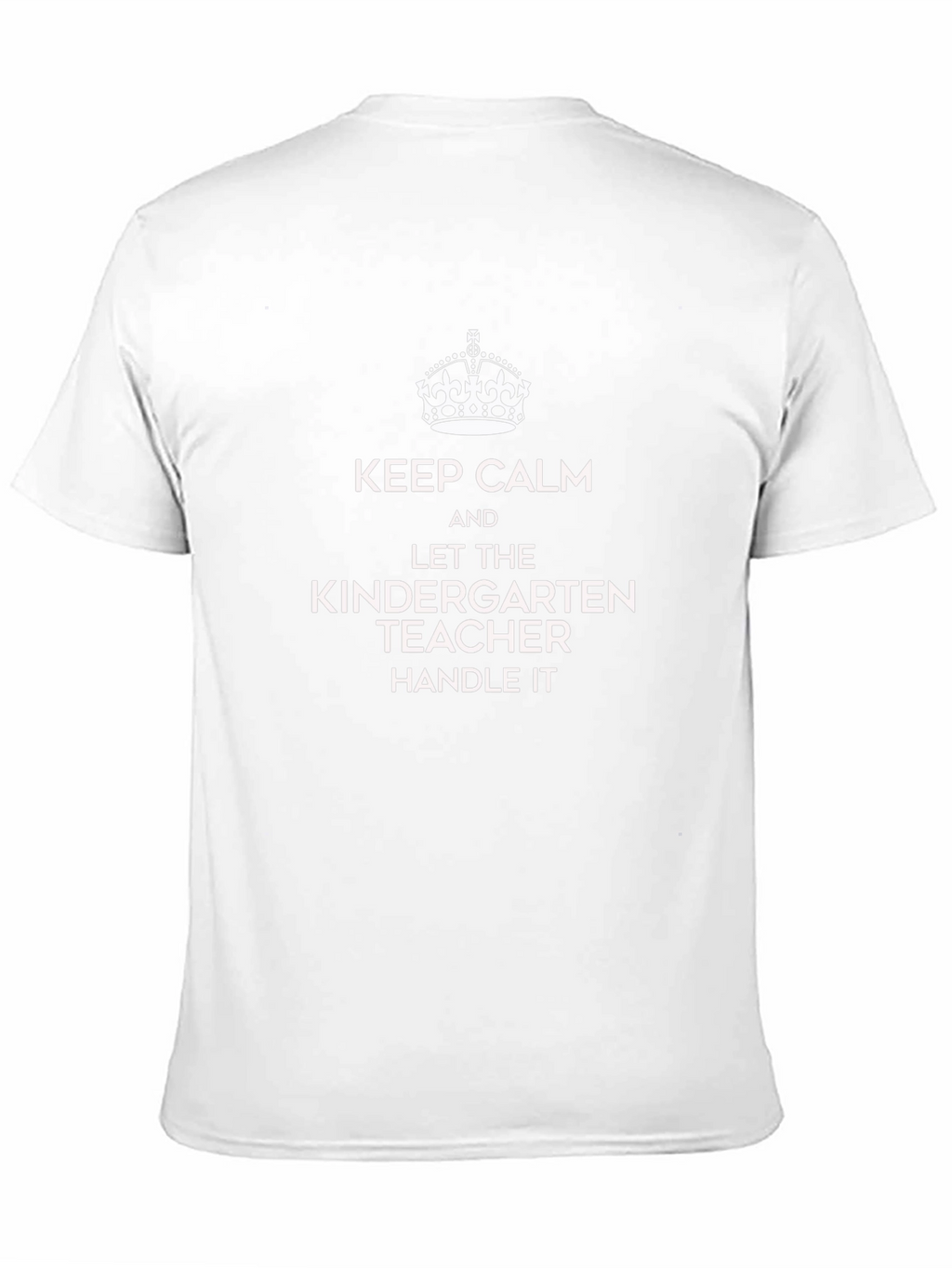 Keep Calm Kindergarten Teacher Black T-Shirt