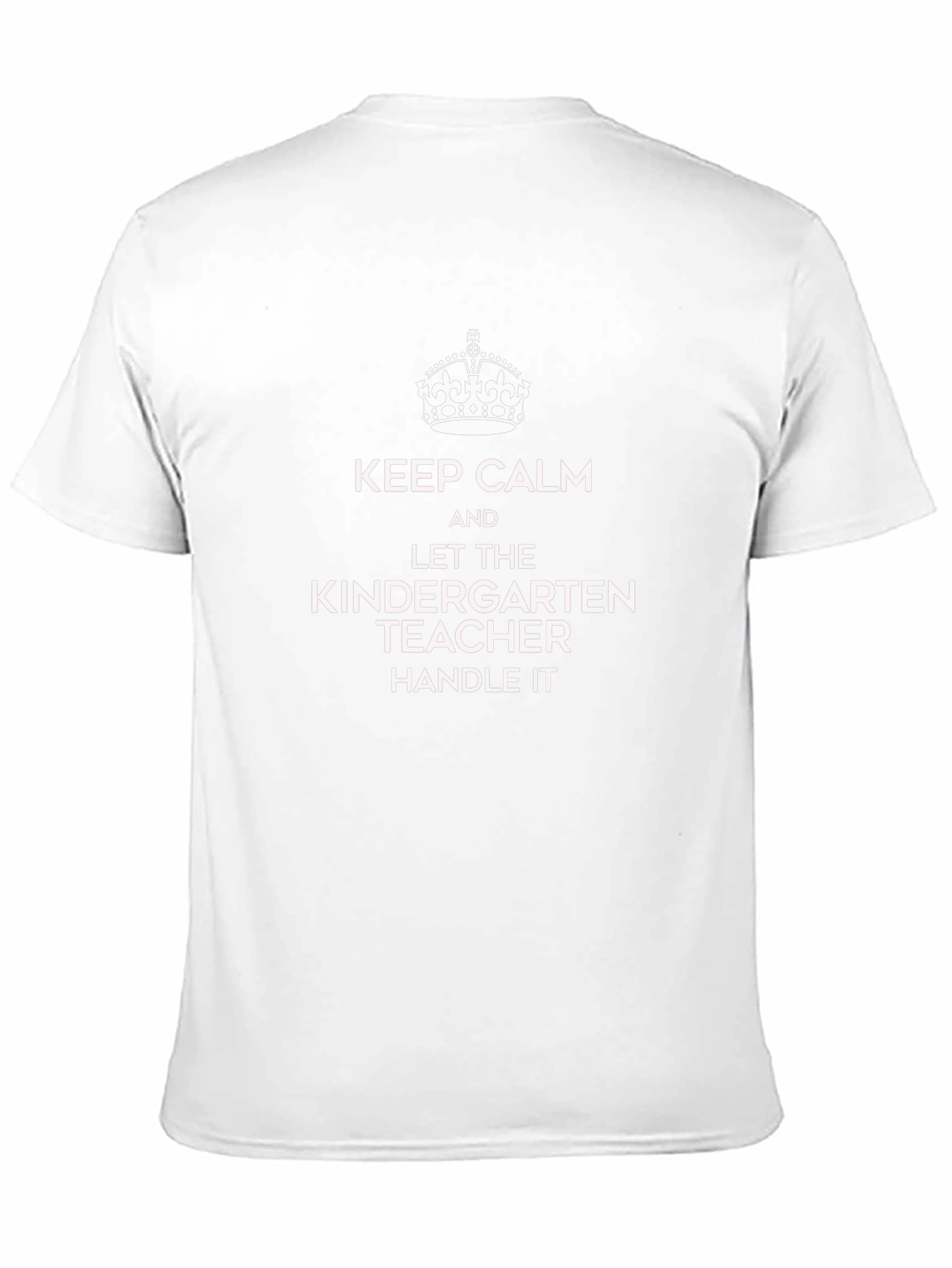 Keep Calm Kindergarten Teacher Black T-Shirt