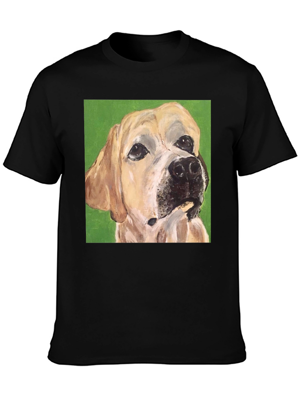 Dog Portrait Tee - Artistic Pet Lovers T-Shirt