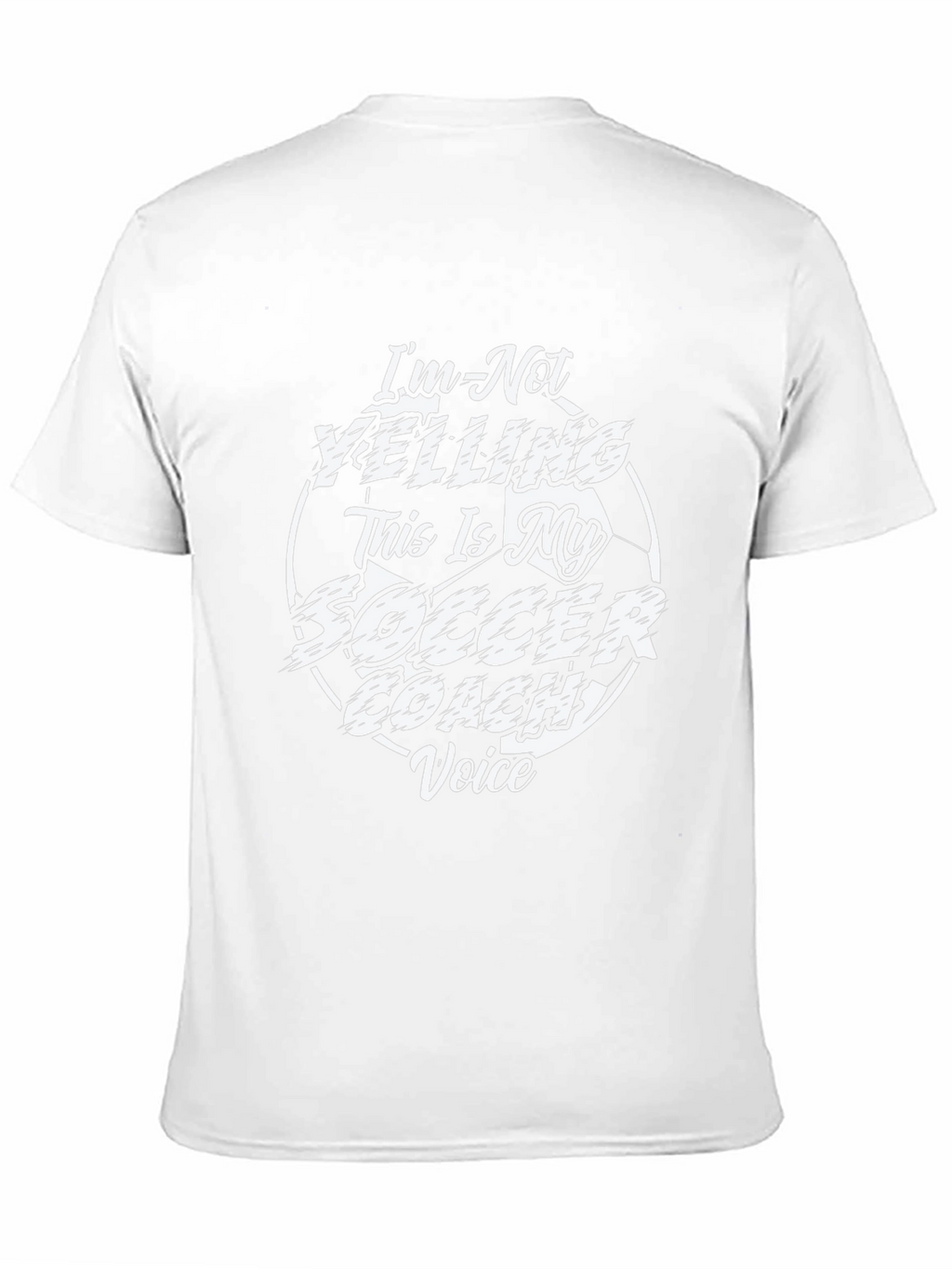 Soccer Coach Voice T-Shirt - Funny Sports Tee