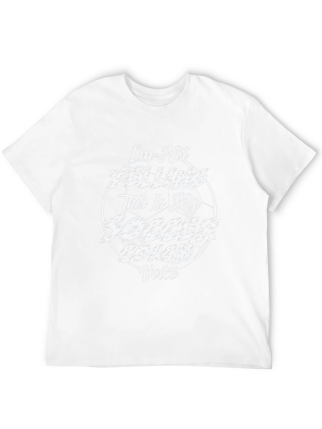 Soccer Coach Voice T-Shirt - Funny Sports Tee