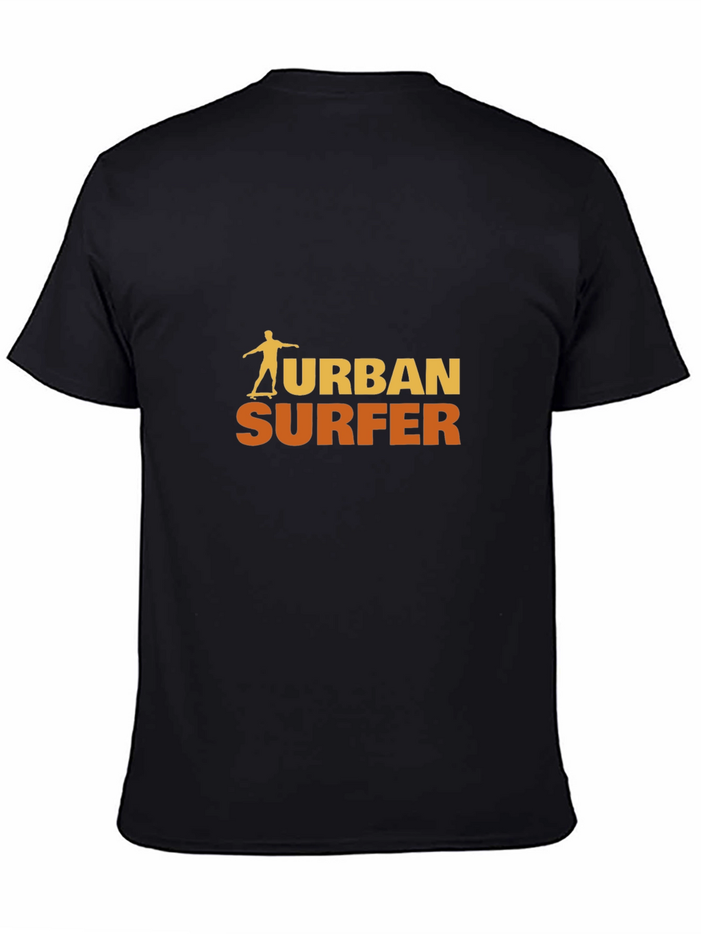 Urban Surfer Graphic Tee - Black