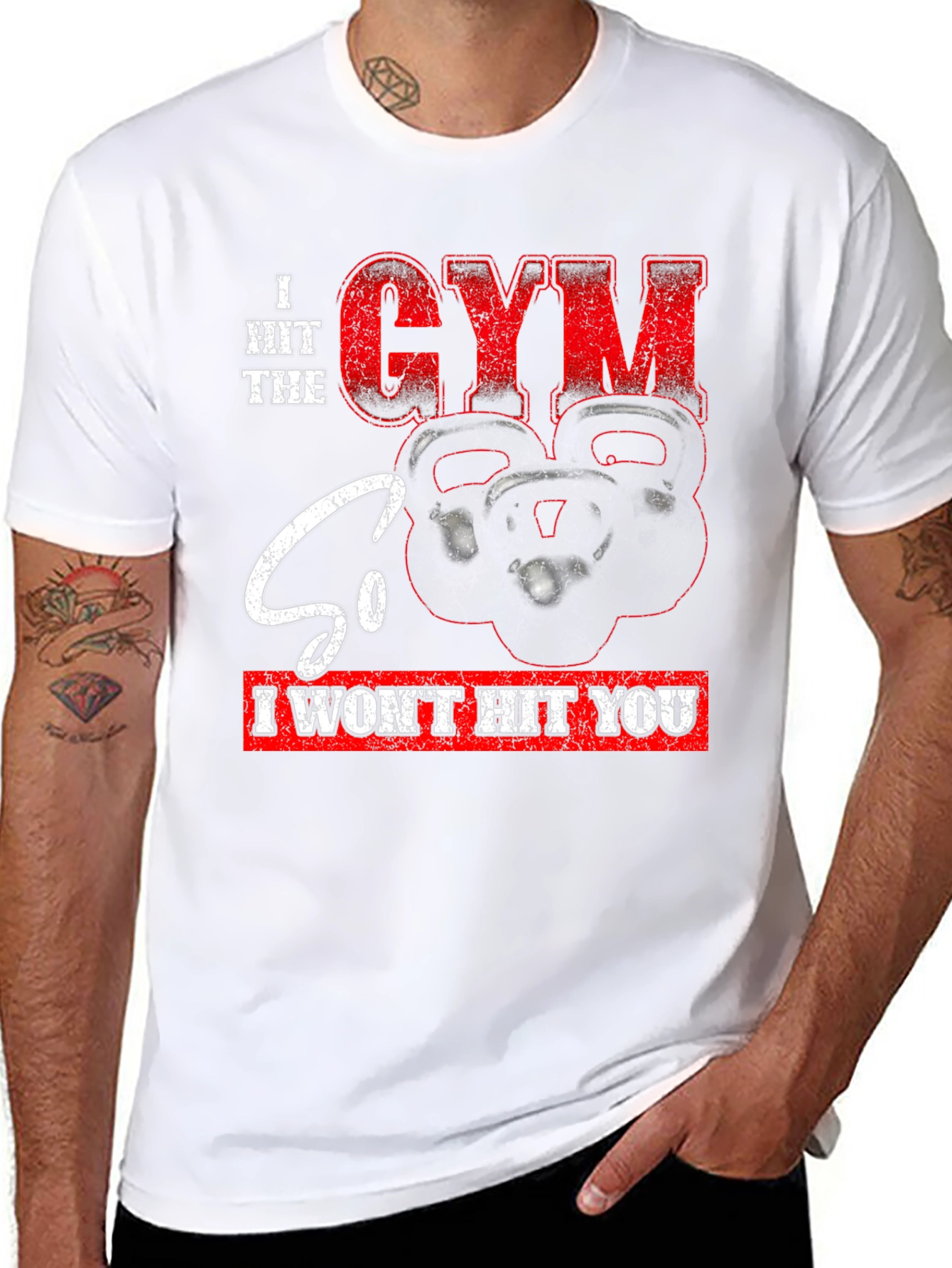Gym Motivation Graphic T-Shirt
