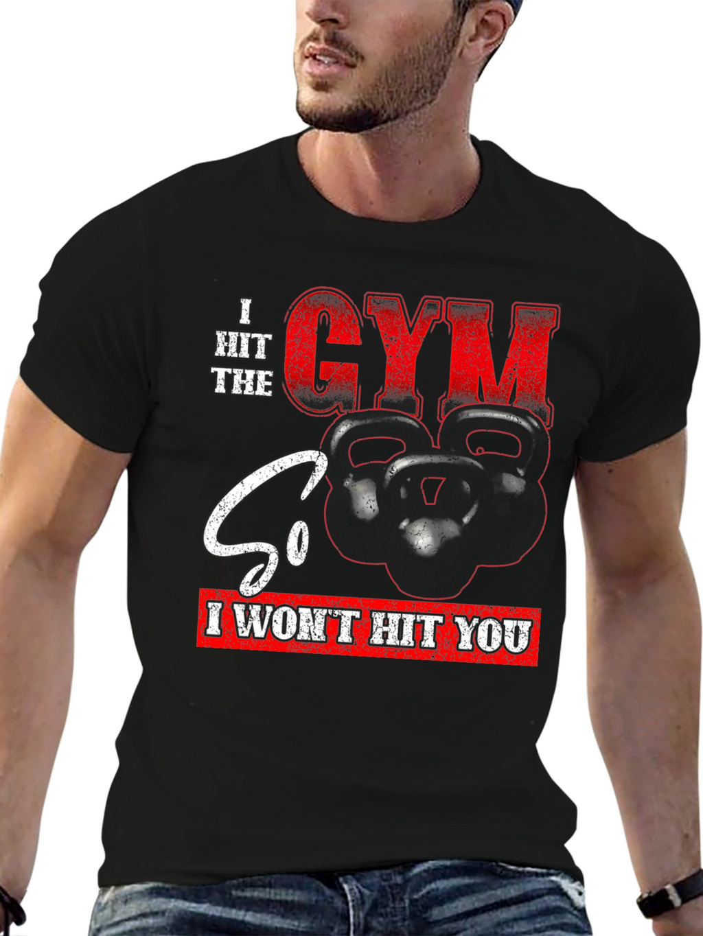 Gym Motivation Graphic T-Shirt