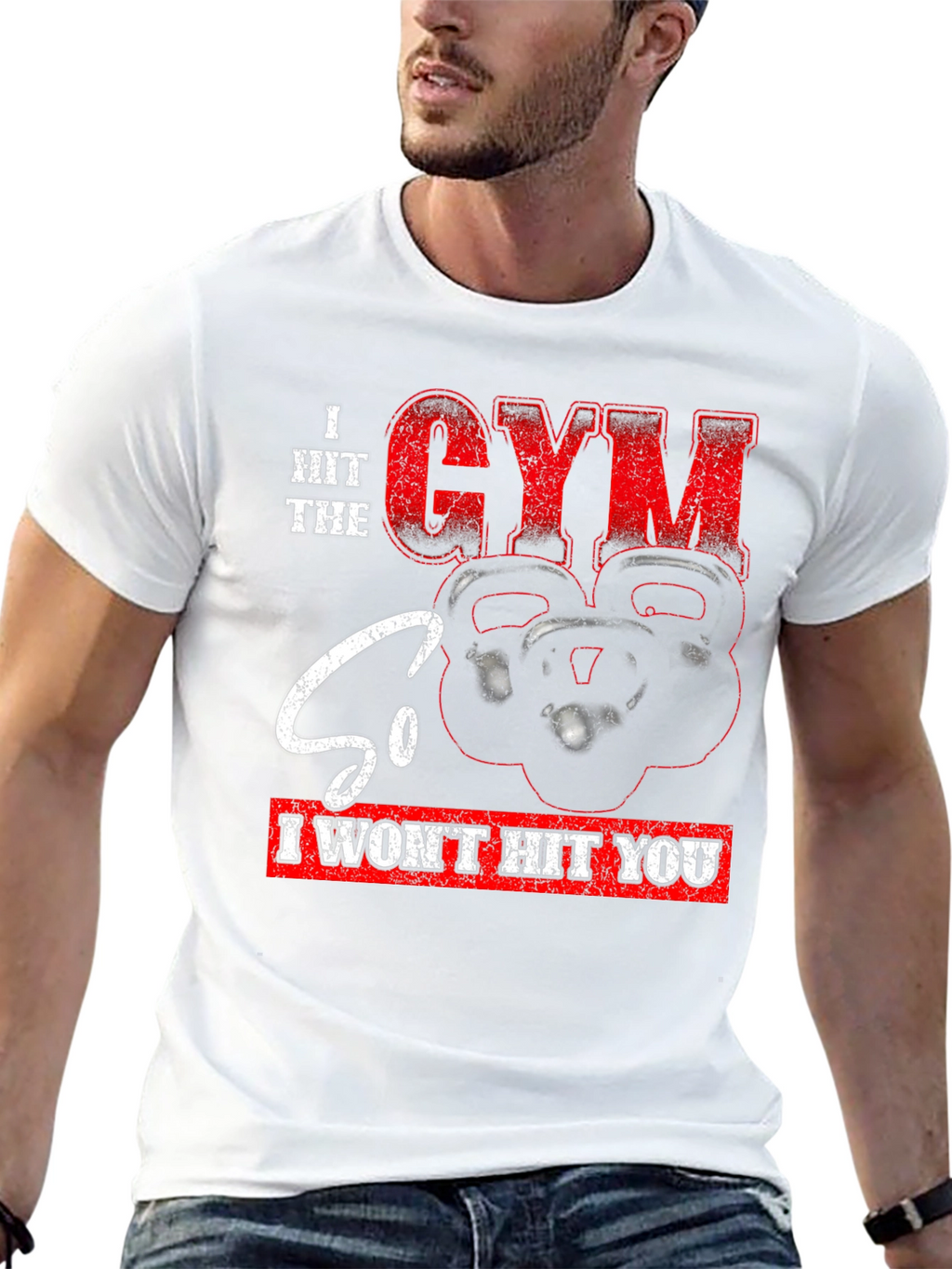Gym Motivation Graphic T-Shirt