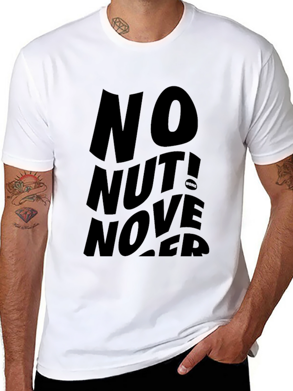 No Nut November Black T-Shirt
