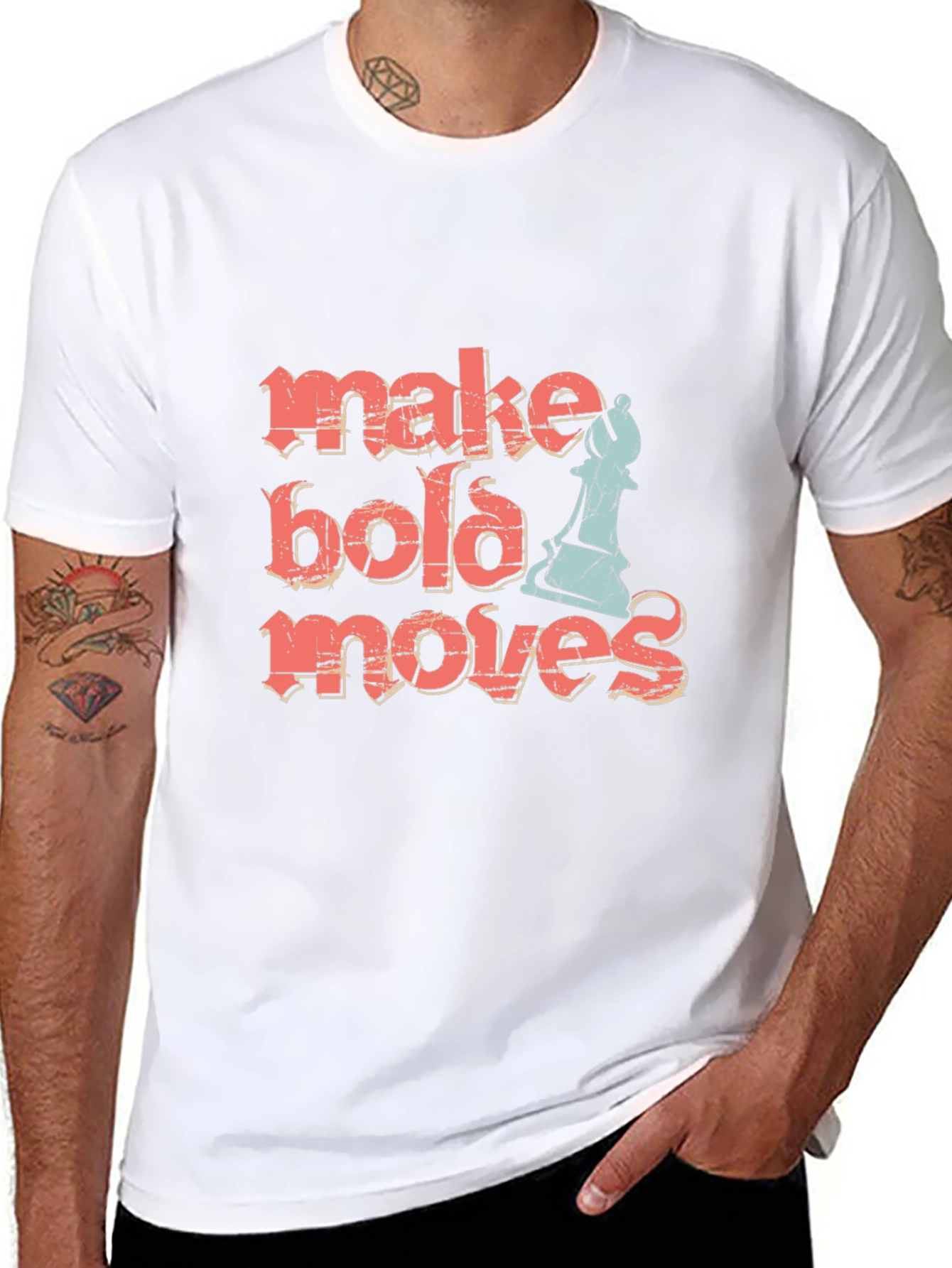 Make Bold Moves Chess T-Shirt