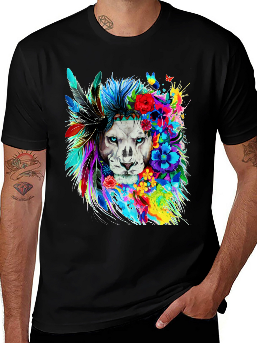 Lion King T-Shirt - Bohemian Style Design