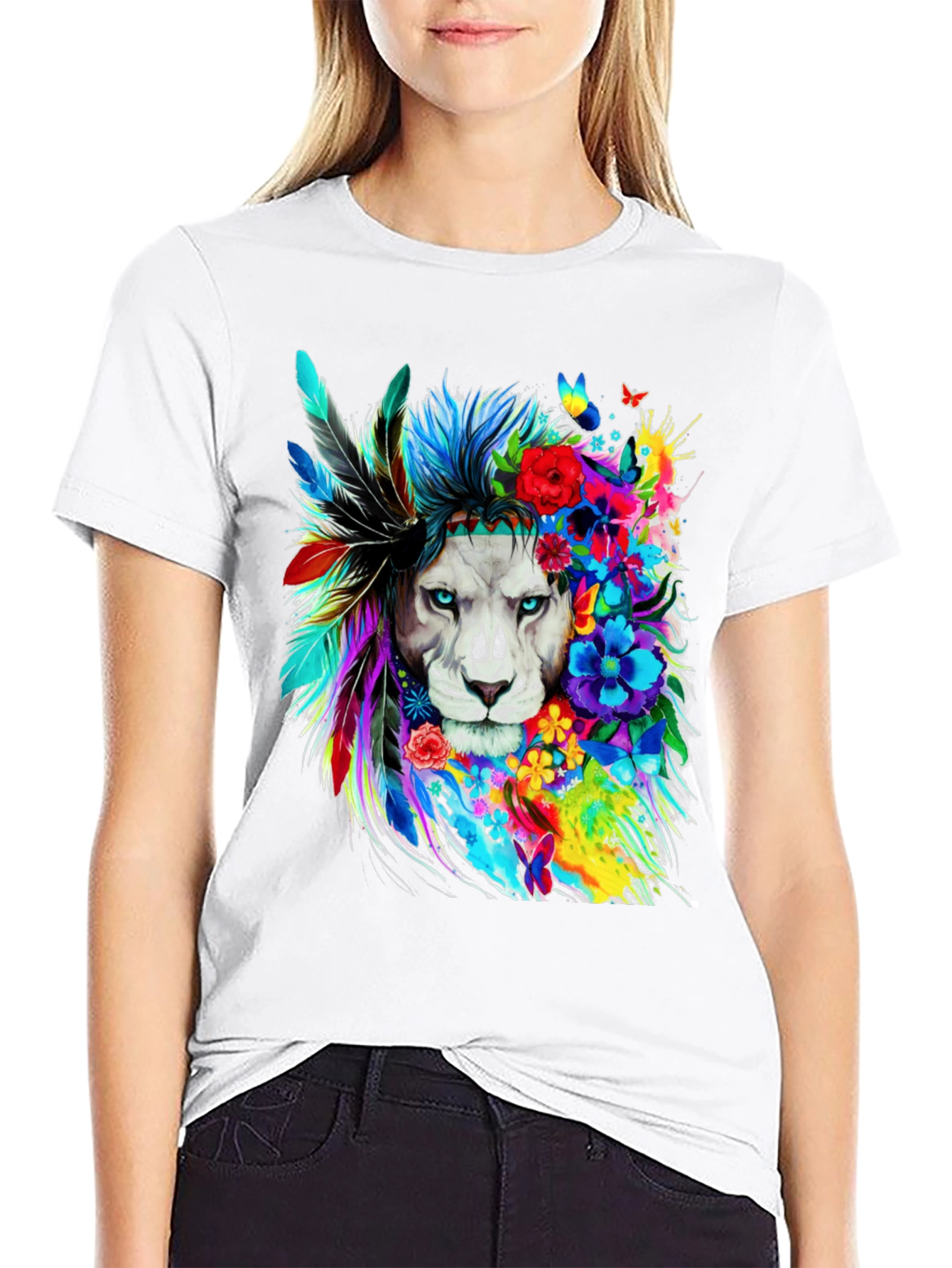 Lion King T-Shirt - Bohemian Style Design