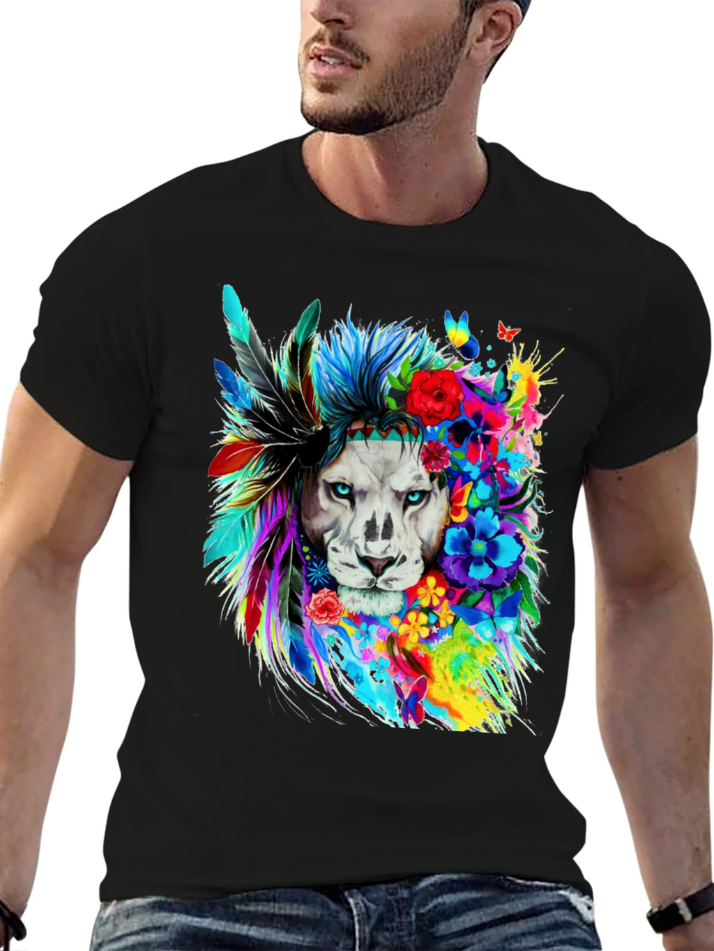 Lion King T-Shirt - Bohemian Style Design