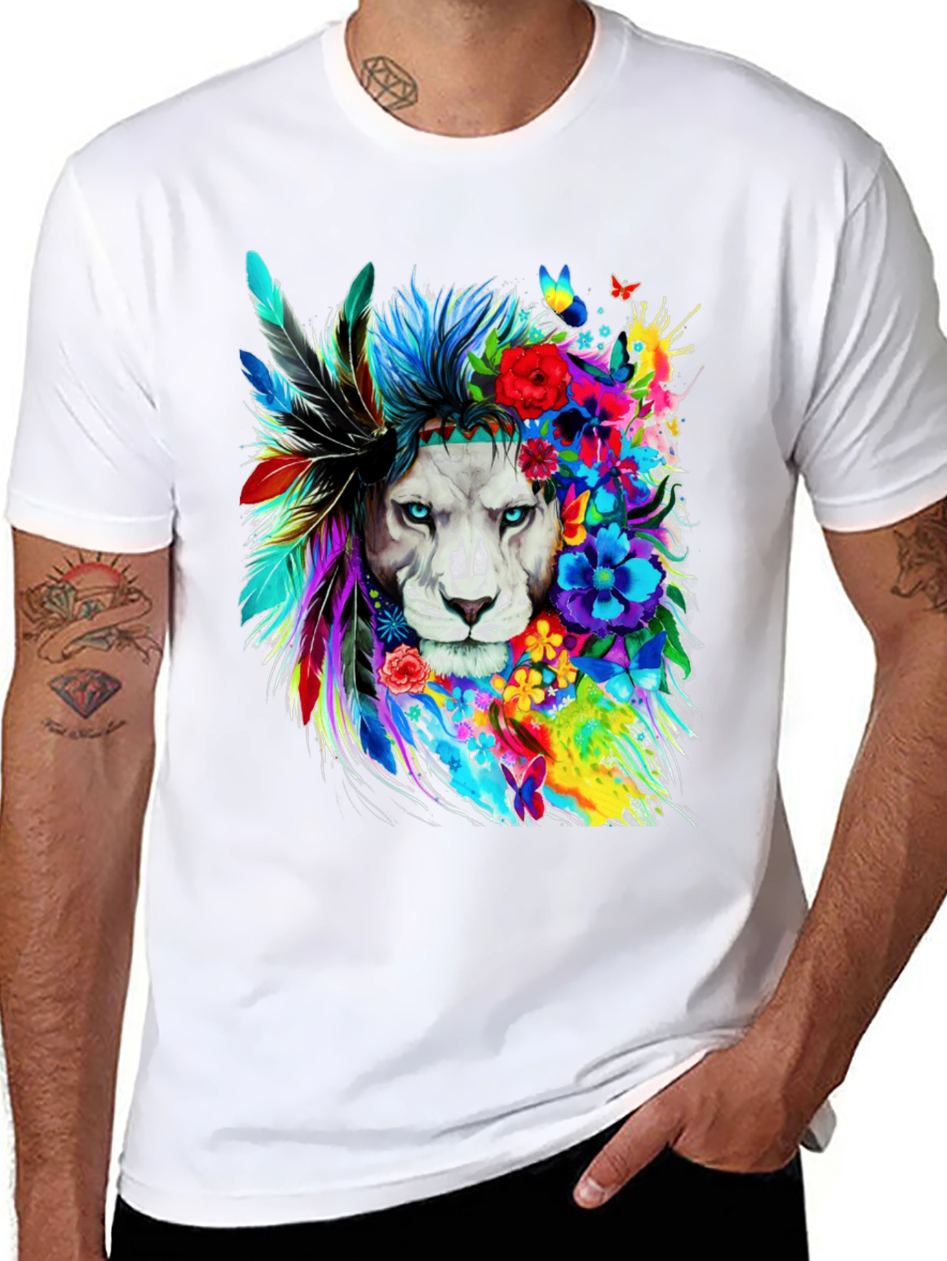 Lion King T-Shirt - Bohemian Style Design