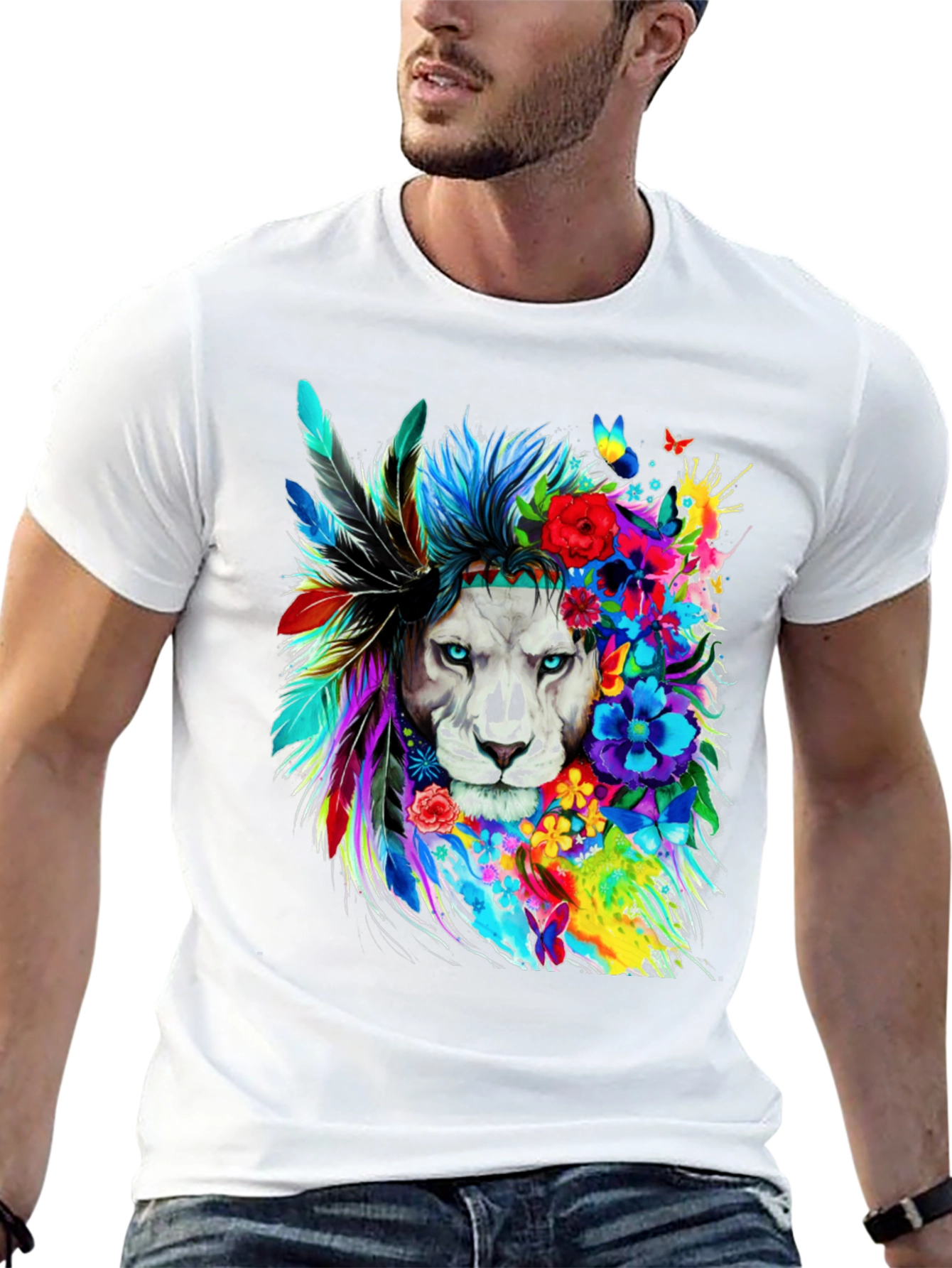 Lion King T-Shirt - Bohemian Style Design