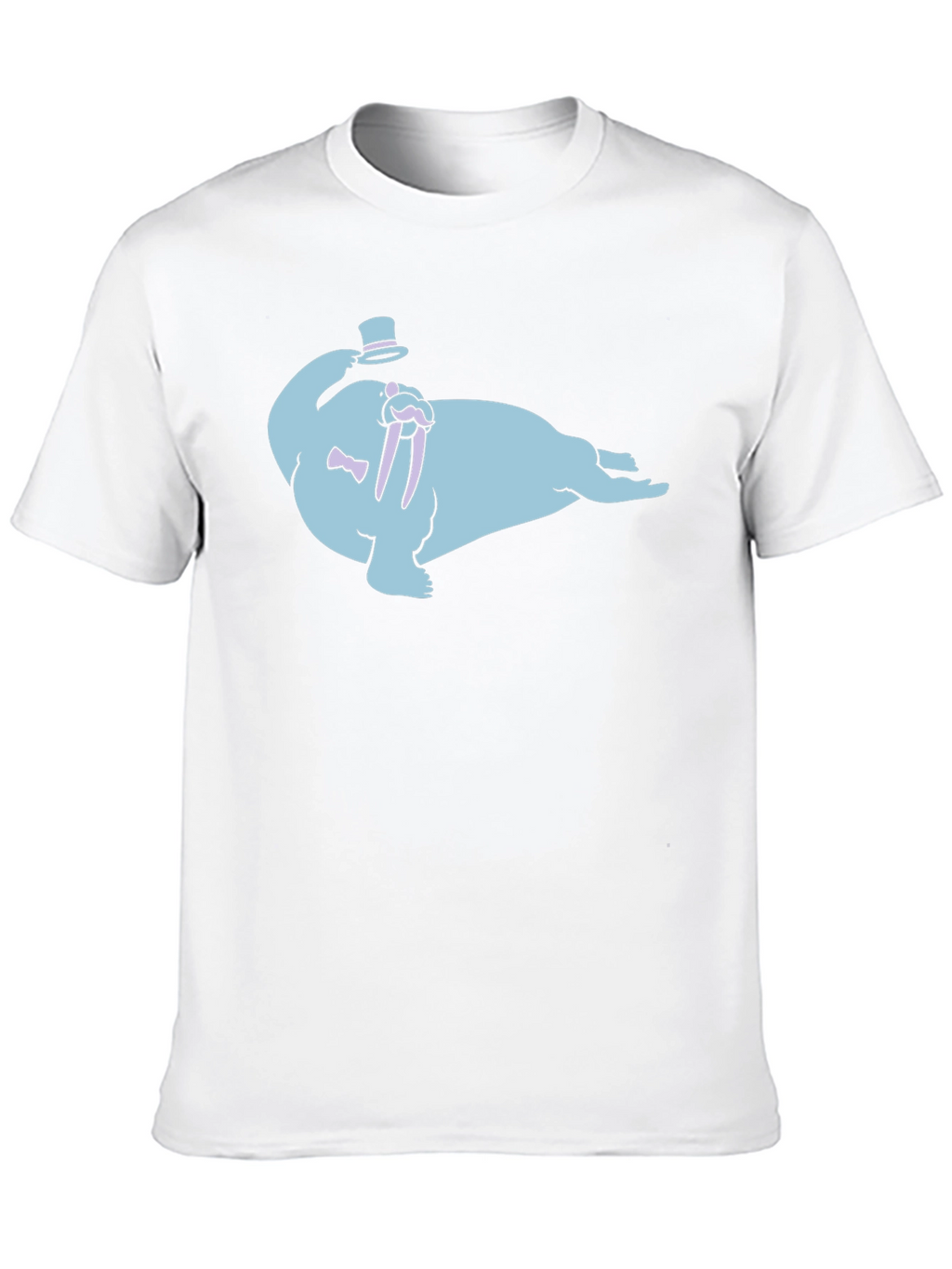 Gentleman Walrus Graphic T-Shirt - Black