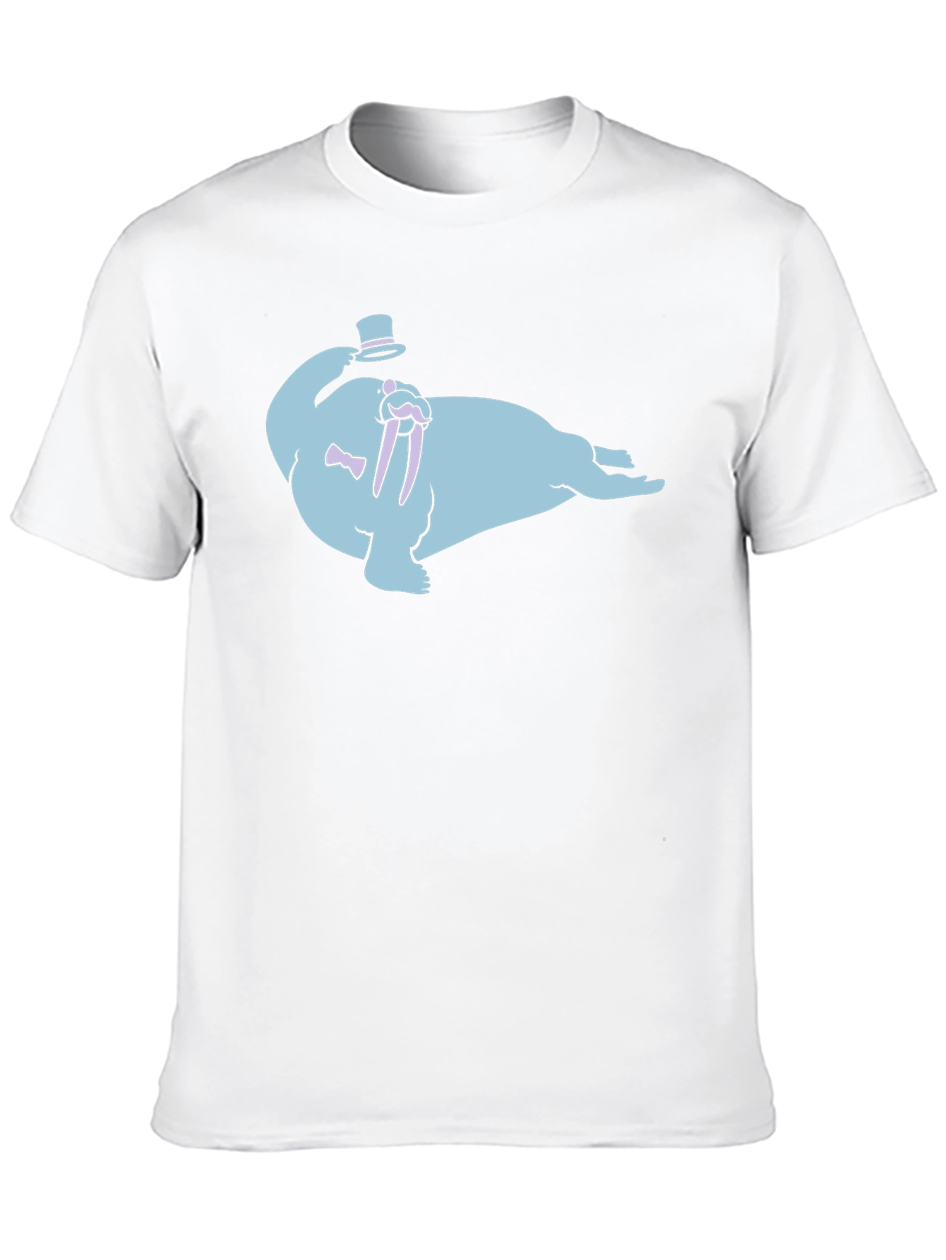 Gentleman Walrus Graphic T-Shirt - Black