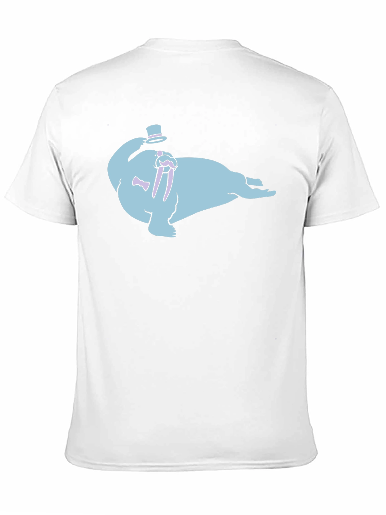 Gentleman Walrus Graphic T-Shirt - Black
