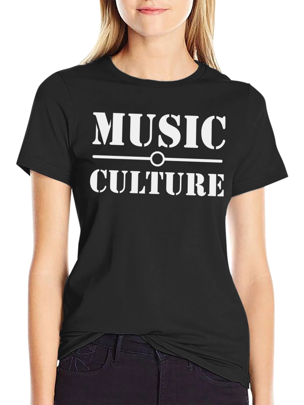 Music Culture Black T-Shirt