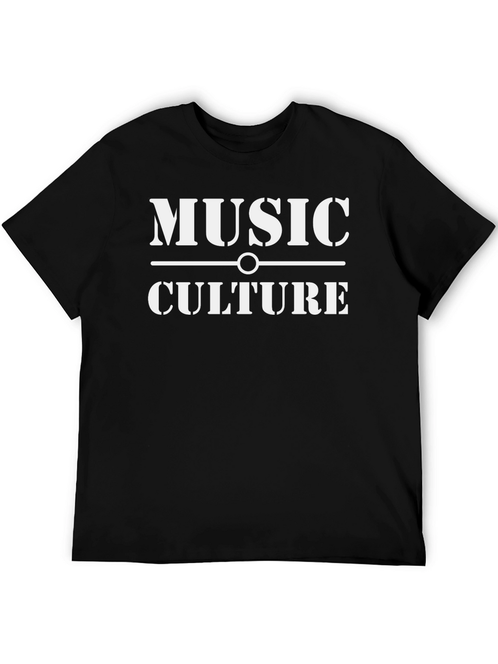 Music Culture Black T-Shirt