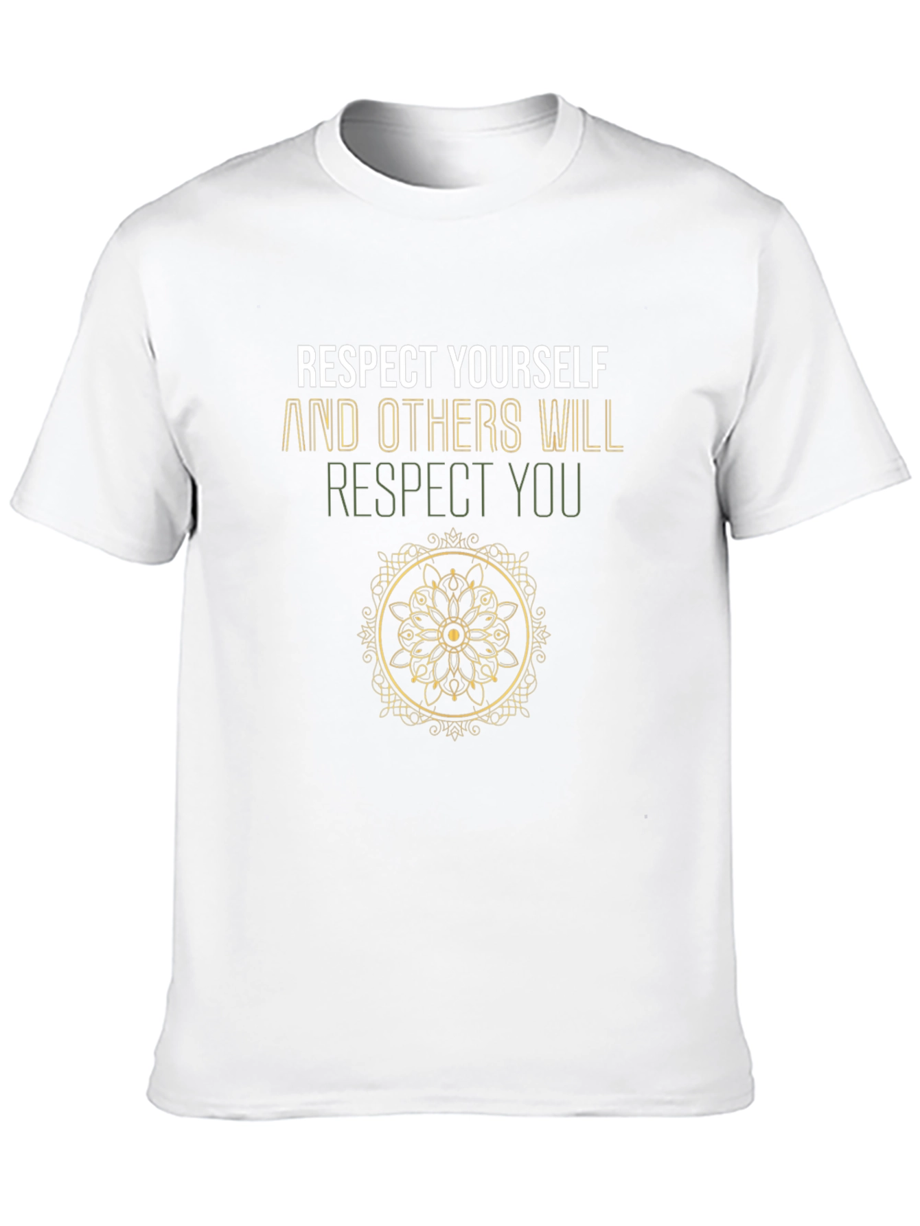 Respect Yourself Graphic Tee - Black Cotton Shirt