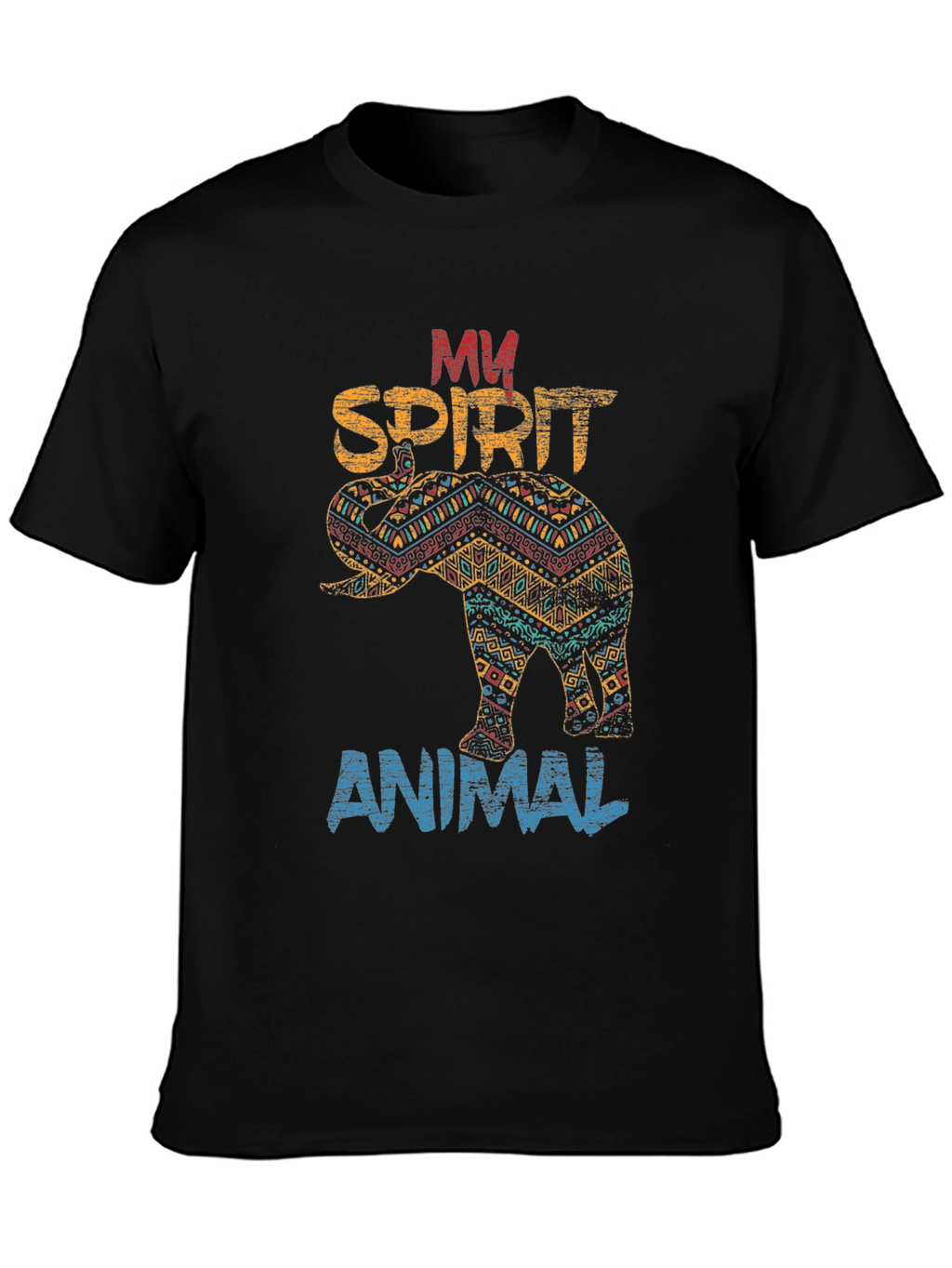 Ethnic Elephant T-Shirt - My Spirit Animal Tee