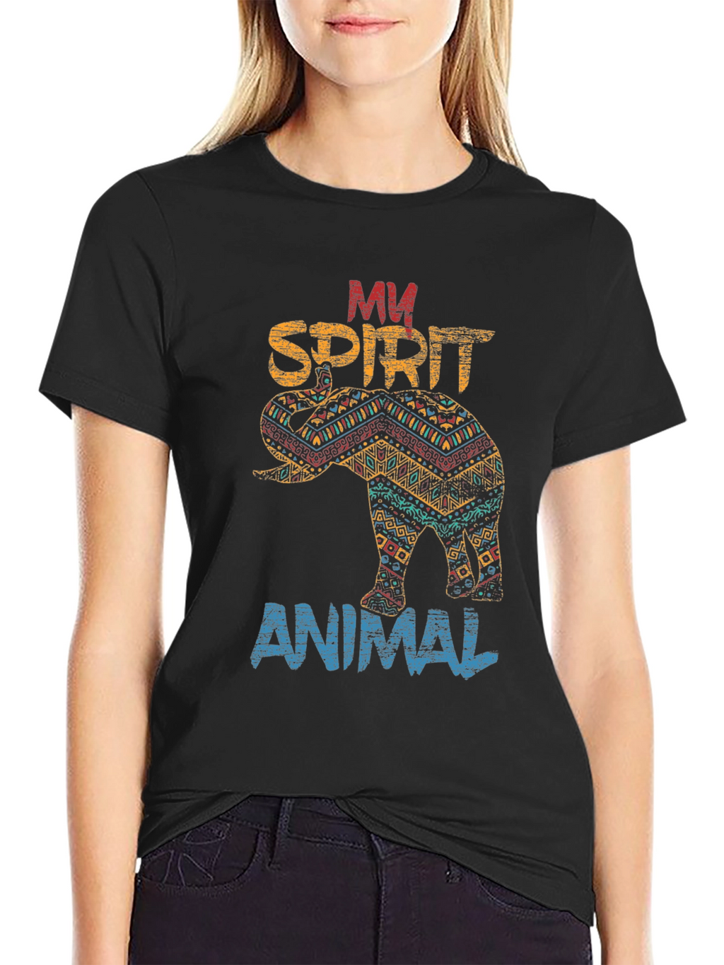 Ethnic Elephant T-Shirt - My Spirit Animal Tee