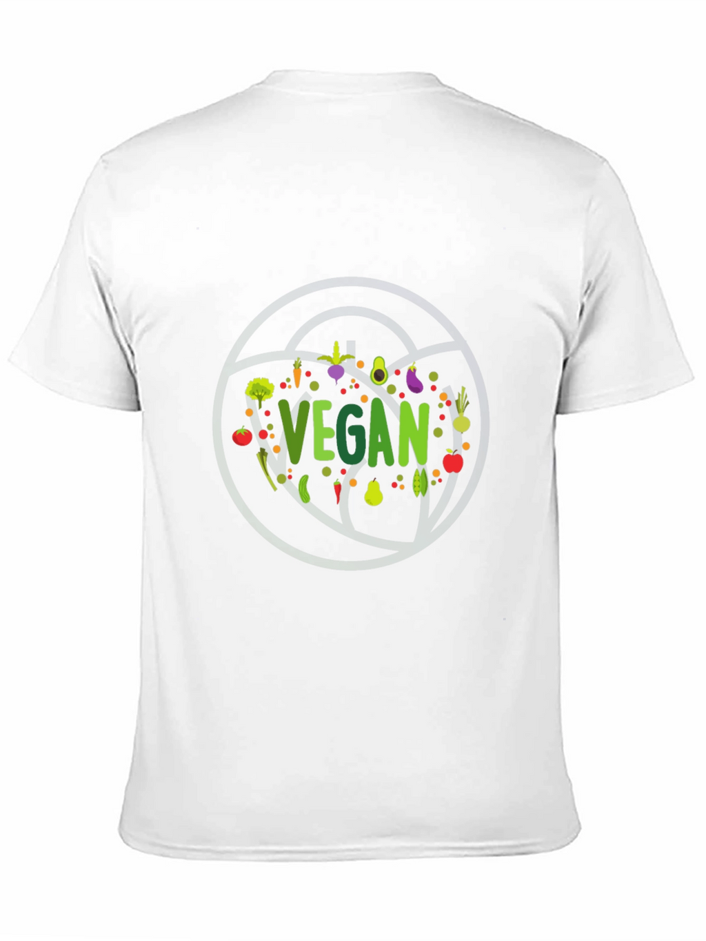 Vegan Graphic Print Black T-Shirt