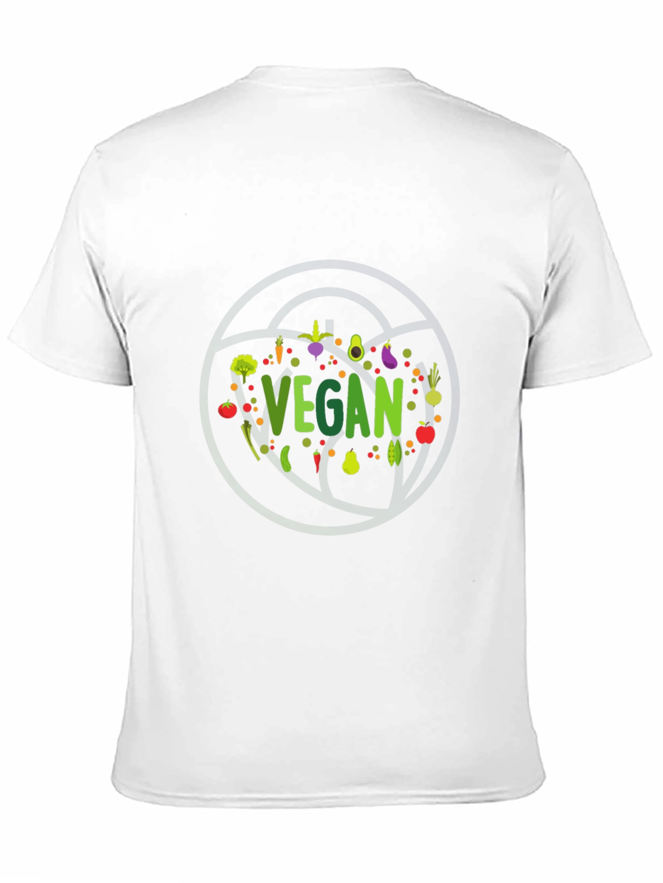 Vegan Graphic Print Black T-Shirt
